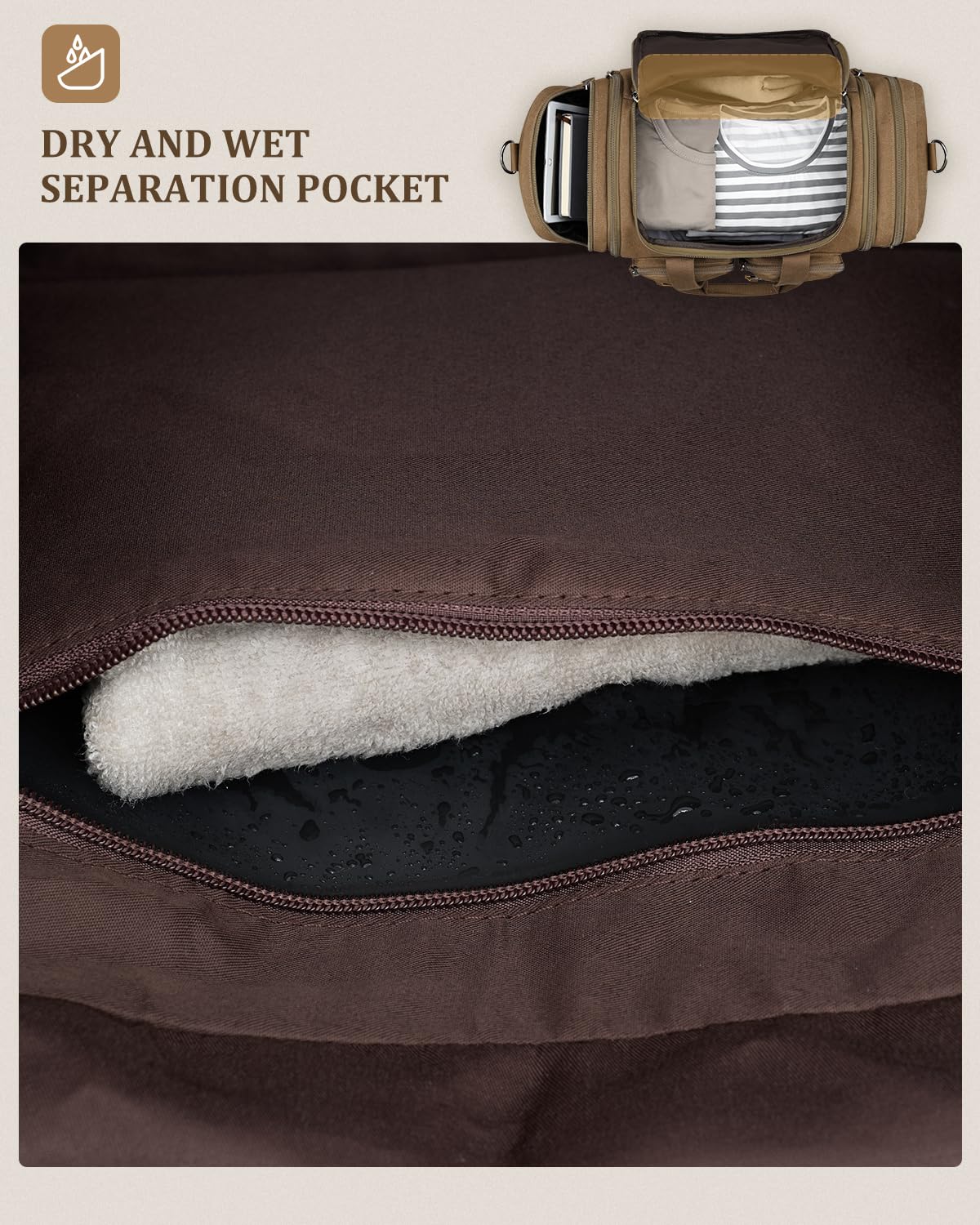 Foto 4 pulgar | Bolsa De Lona Gonex, 50 L, Resistente Al Agua, Para Viajes Y Café - Venta Internacional.