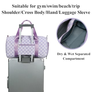 Foto 3 | Bolsa De Gimnasio Ledaou, Bolsa De Lona Deportiva Impermeable Para Hombres Y Mujeres - Venta Internacional.