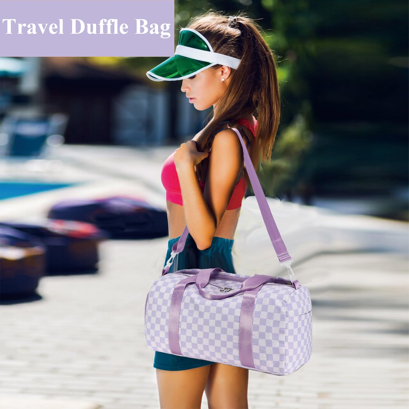 Foto 6 pulgar | Bolsa De Gimnasio Ledaou, Bolsa De Lona Deportiva Impermeable Para Hombres Y Mujeres - Venta Internacional.