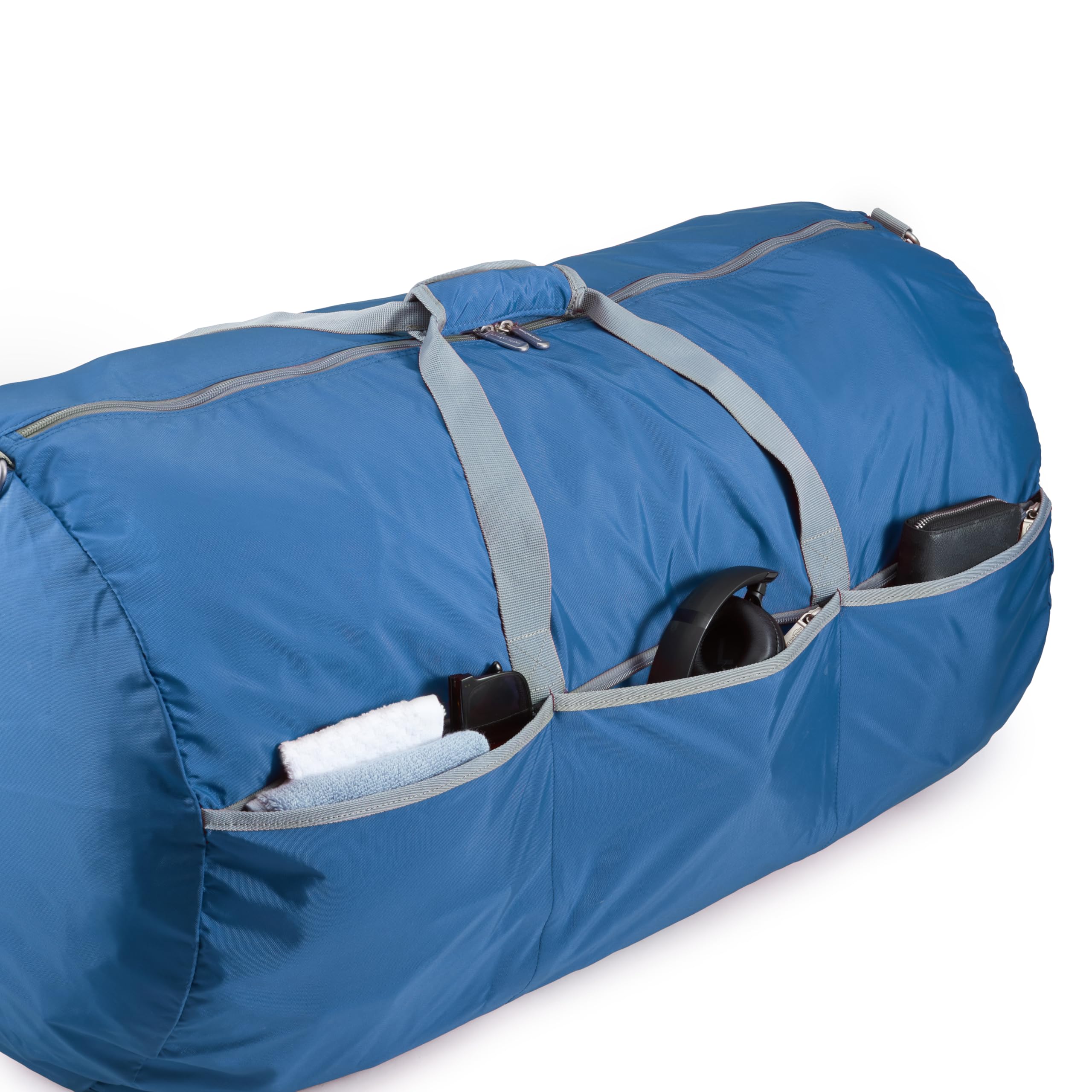 Foto 6 pulgar | Bolsa De Viaje Amazon Basics Para Equipaje De Viaje Grande, Azul Marino - Venta Internacional.