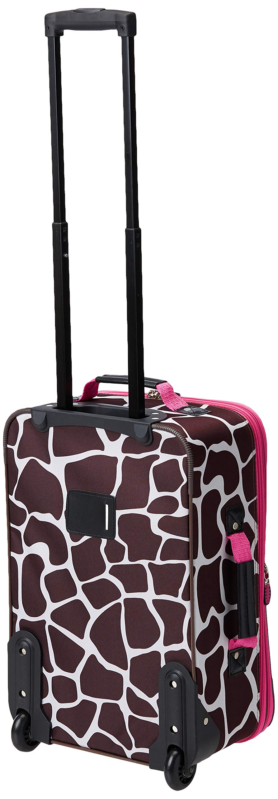 Foto 3 pulgar | Set De Equipaje Rockland Fashion Softside Upright Pink Jiraffe - Venta Internacional.