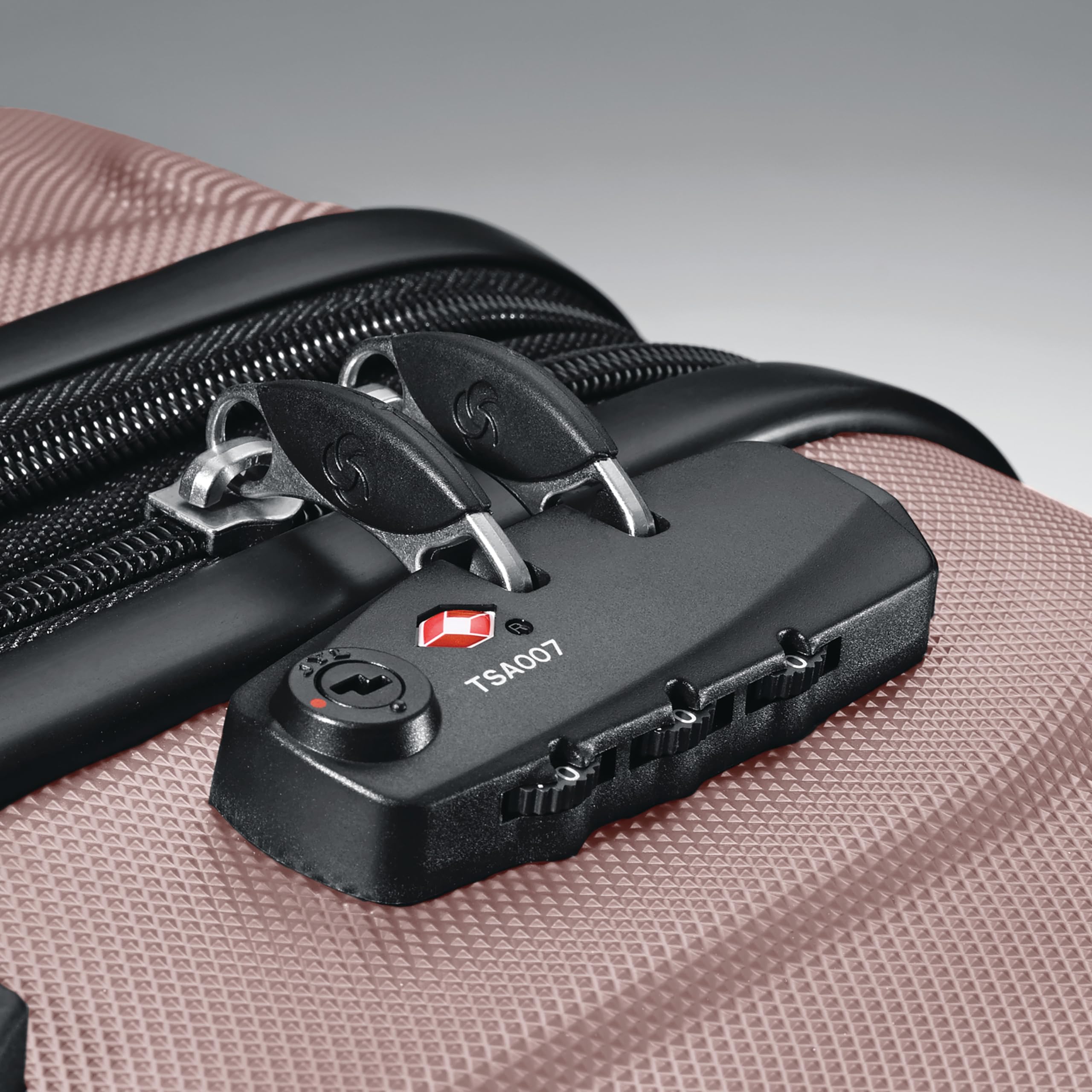 Foto 5 pulgar | Maleta Samsonite Omni Pc Con Tapa Dura, Color Rosa, 20 Pulgadas, Con Ruleta - Venta Internacional.