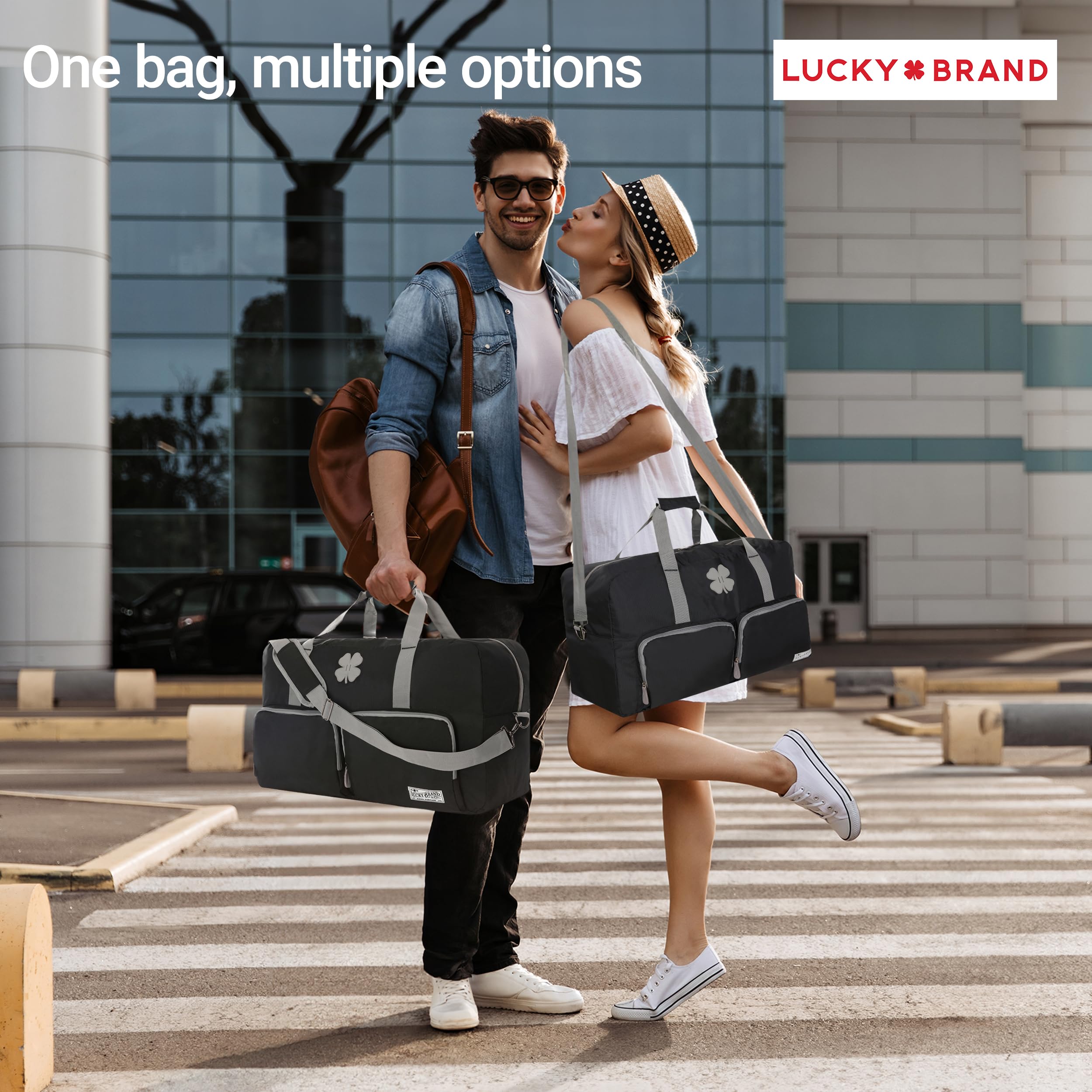 Foto 3 | Bolsa De Deporte Lucky Travel De 85 L, Plegable, Negra - Venta Internacional.