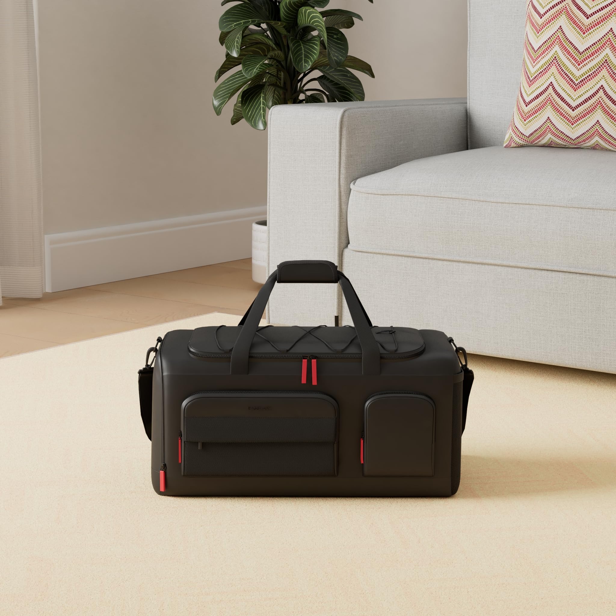 Foto 3 pulgar | Bolsa De Gimnasio Bagsmart De 35 Litros Para Viajes Deportivos Con Calzado Portátil, Negra - Venta Internacional.