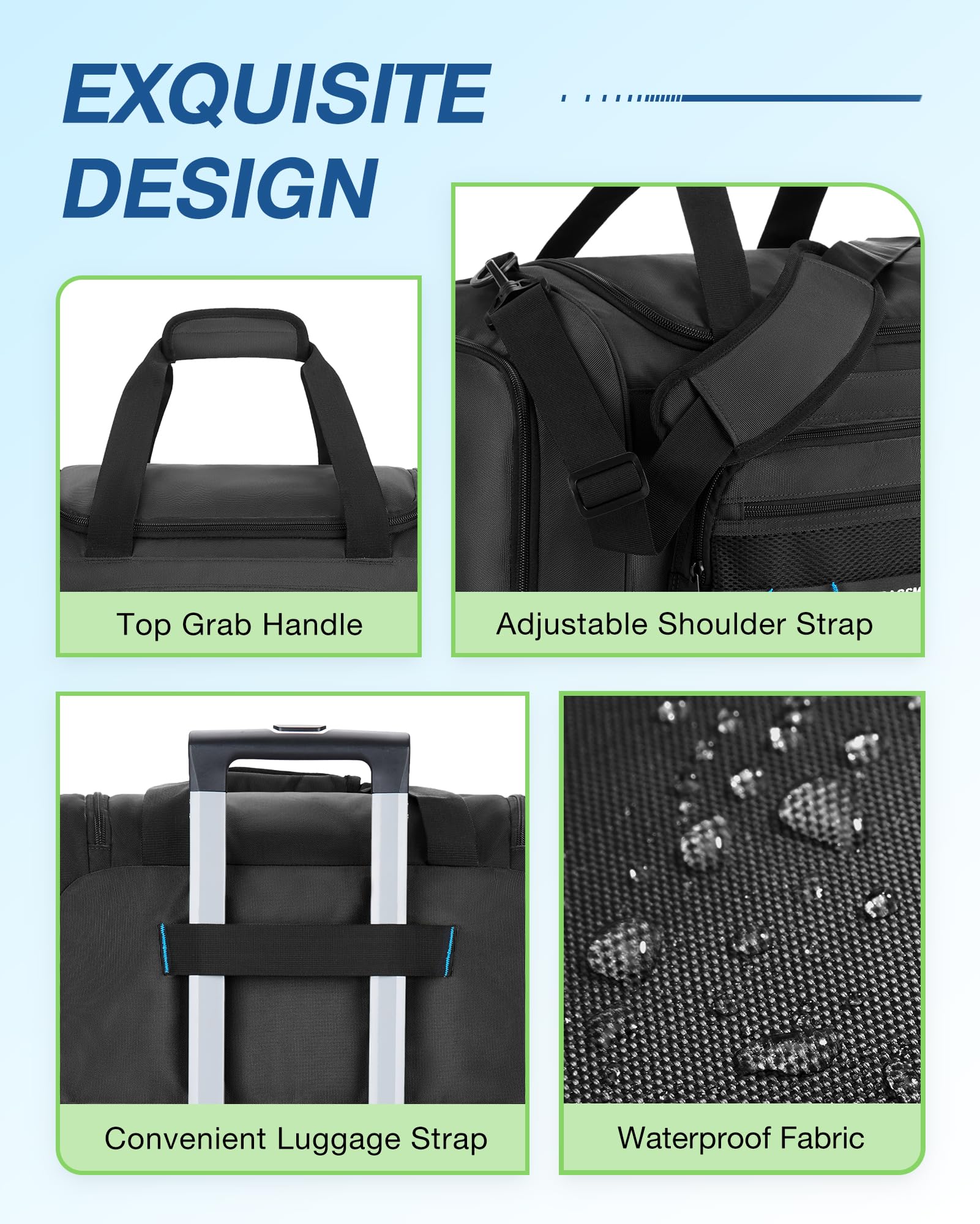 Foto 7 | Bolsa De Gimnasio Bagsmart Para Hombre Y Mujer, Bolsa De Viaje Deportiva - Venta Internacional.