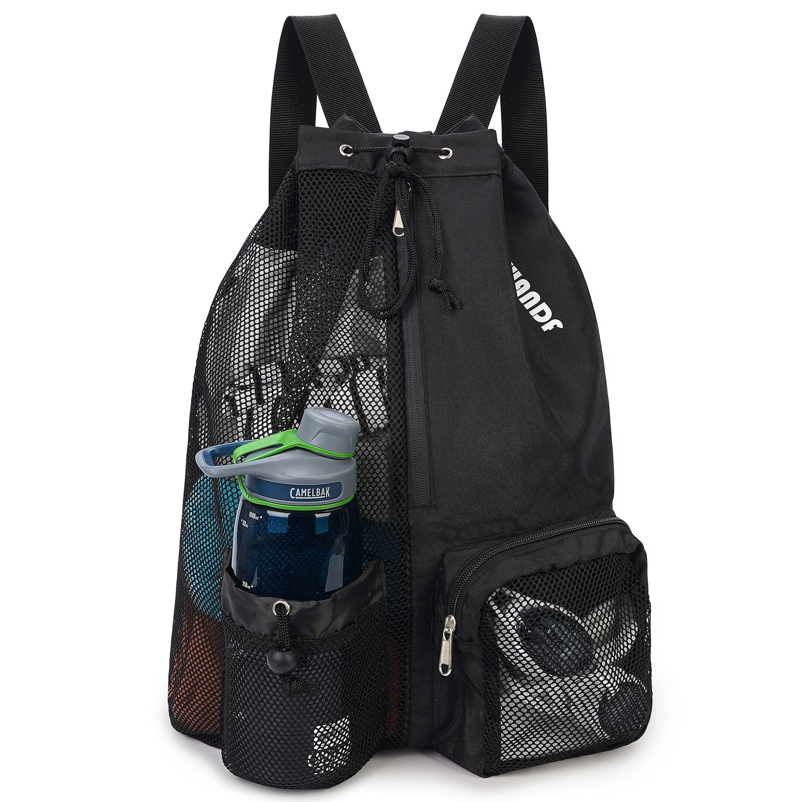 Foto 2 pulgar | Bolsa De Natación Wandf, Mochila De Malla Con Cordón, Impermeable, Negra - Venta Internacional.