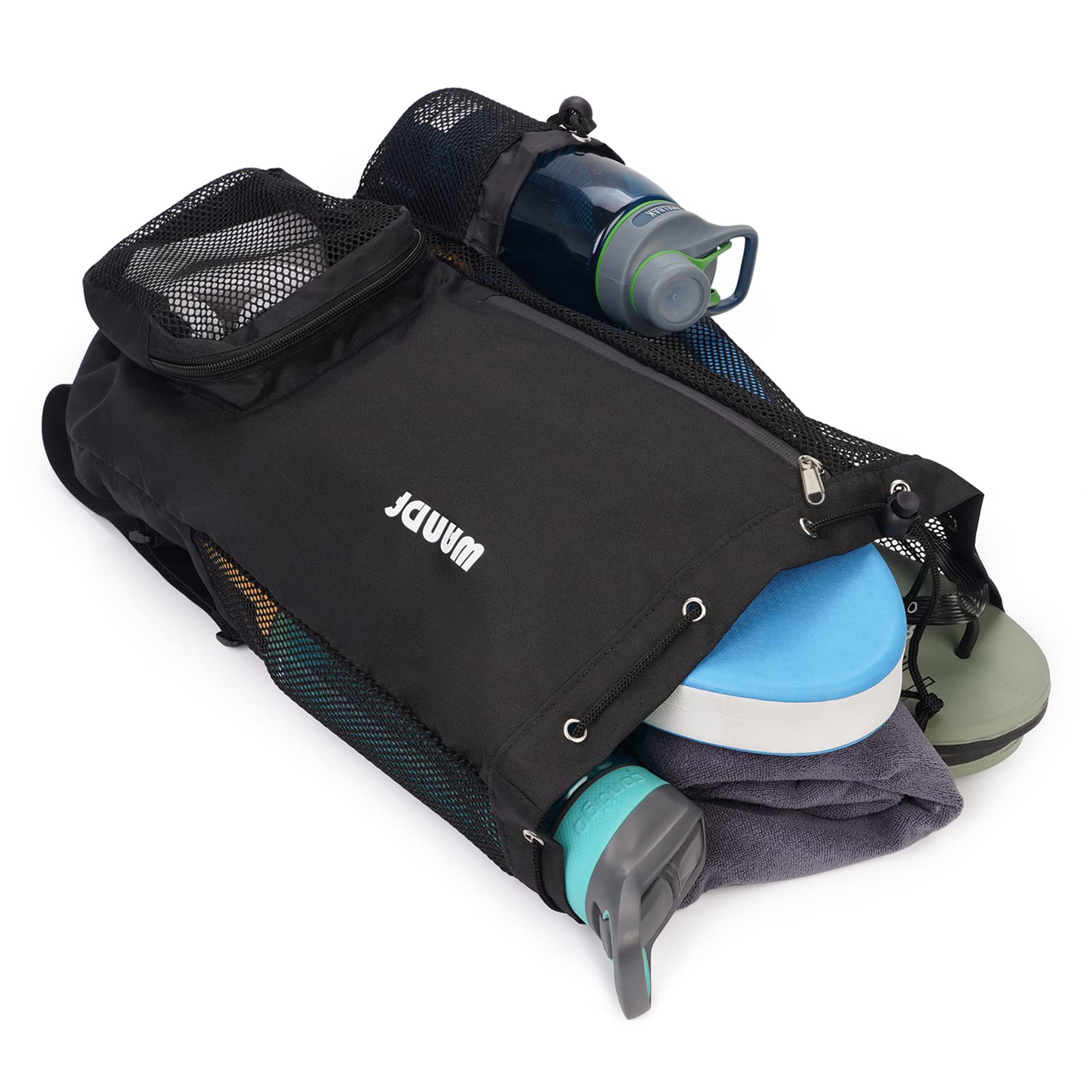 Foto 5 pulgar | Bolsa De Natación Wandf, Mochila De Malla Con Cordón, Impermeable, Negra - Venta Internacional.