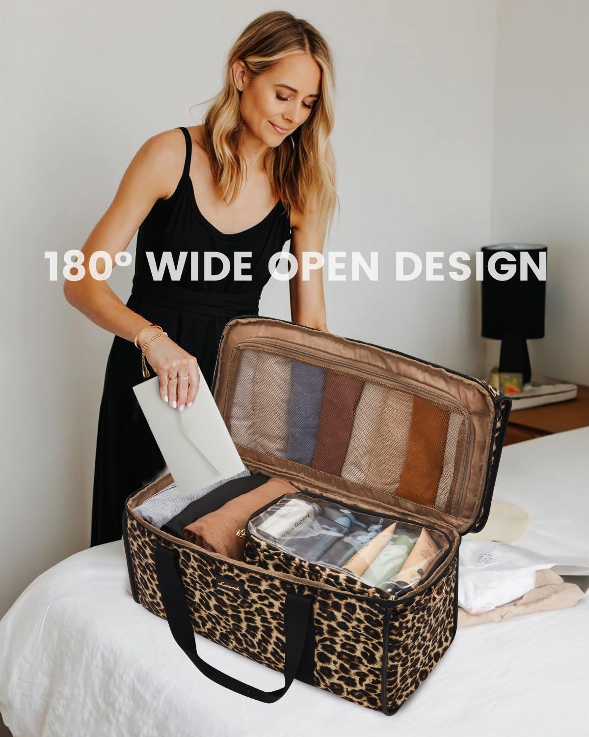 Foto 3 | Bolsa De Viaje Lovevook Weekender Para Mujer, Juego De 3 Piezas - Venta Internacional.