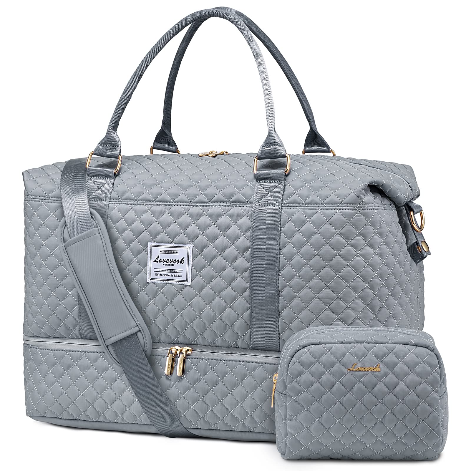 Foto 2 pulgar | Bolsa De Viaje Lovevook Para Mujer Con Compartimento Para Zapatos - Venta Internacional.