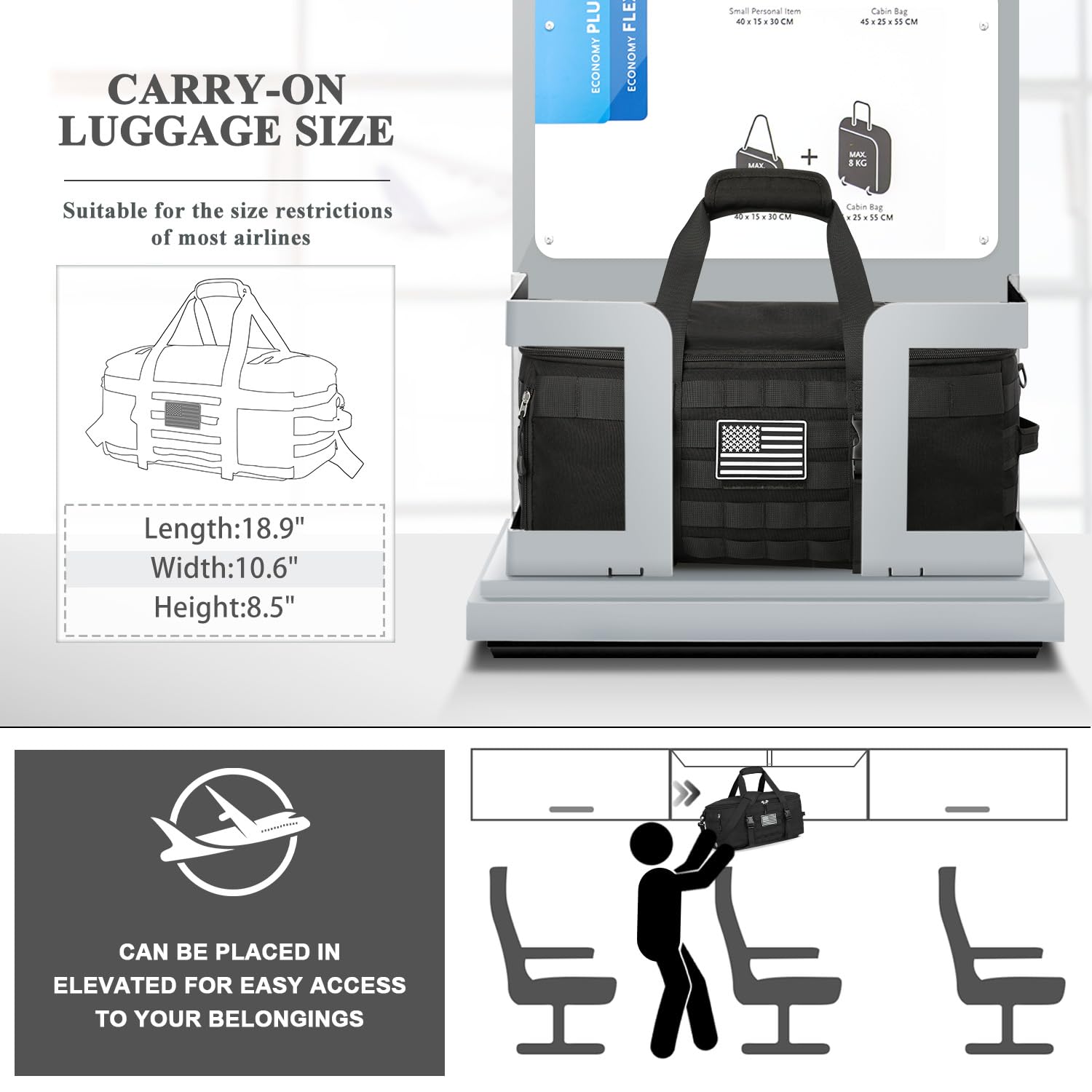 Foto 5 pulgar | Bolsa De Gimnasio Etronik, Mochila Táctica Con Compartimento Para Zapatos - Venta Internacional.