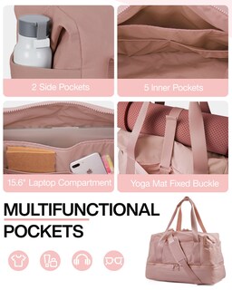 Foto 3 | Bolsa De Viaje Weekender Bags Bagsmart Con Compartimento Para Zapatos - Venta Internacional.