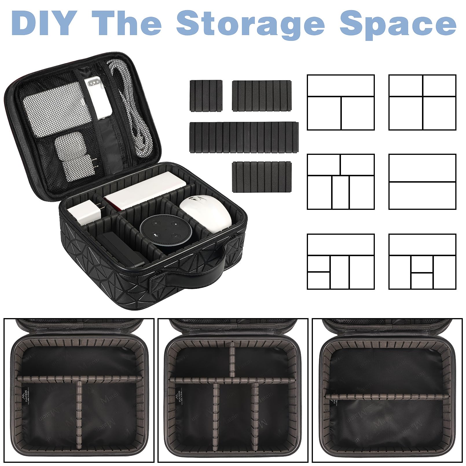 Foto 4 pulgar | Bolsa Organizadora De Electrónica De Viaje Matein Cord Organizer - Venta Internacional.