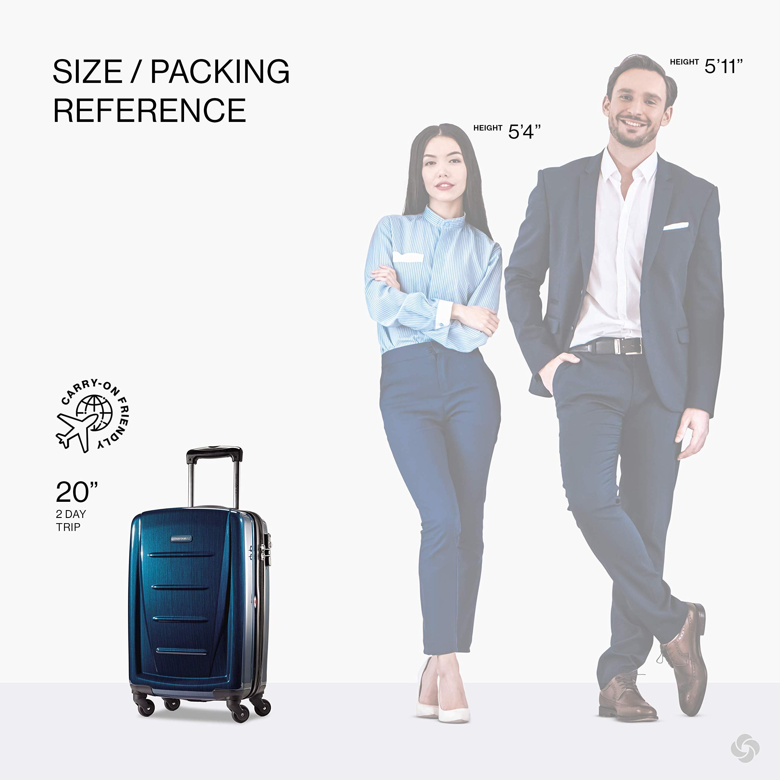 Foto 2 | Equipaje Samsonite Winfield 2 Hardside Con Ruedas Giratorias De 20 Pulgadas - Venta Internacional.
