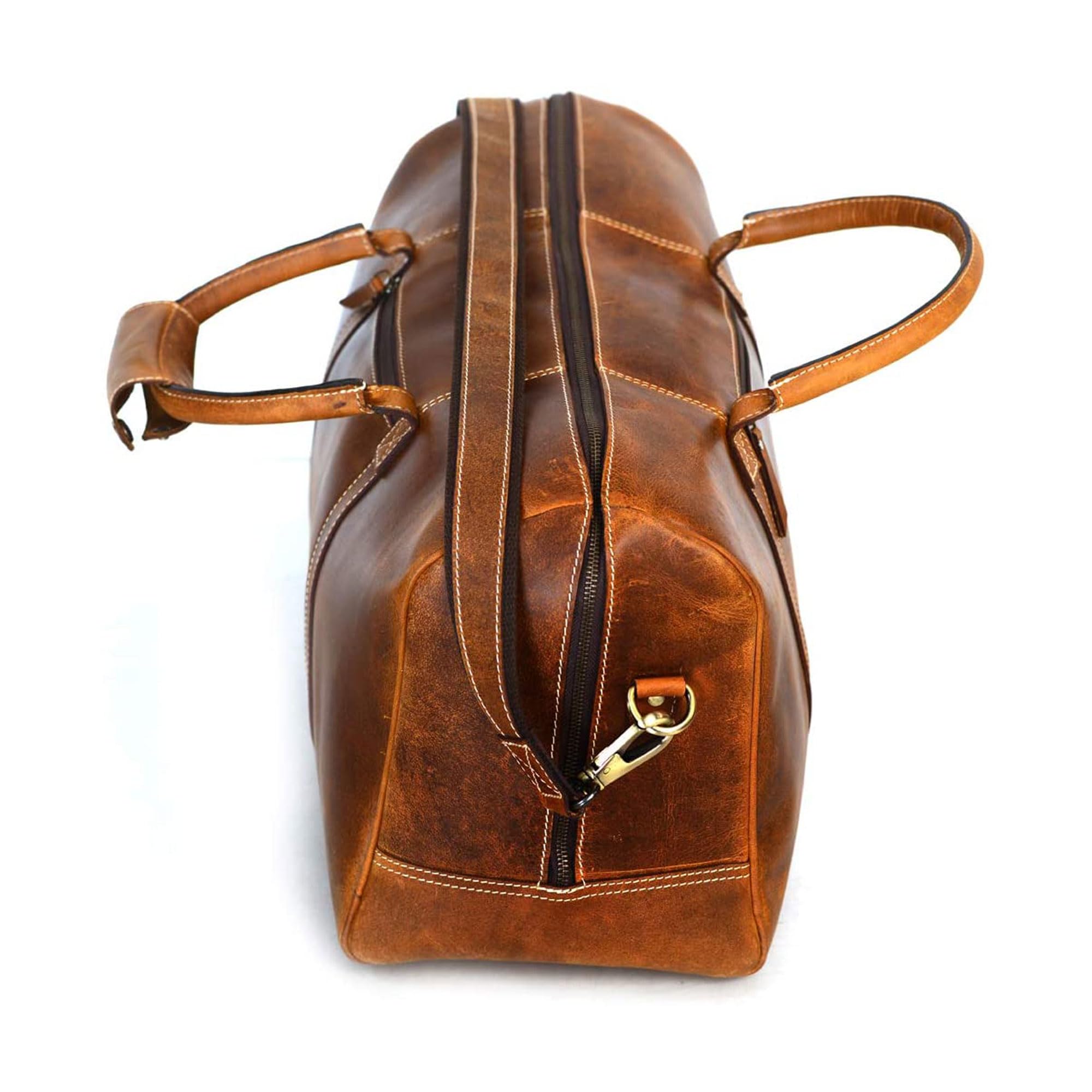Foto 3 pulgar | Bolsa De Viaje Komalc De Piel De Grano Completo Para Viajes Durante La Noche, 20 Cm - Venta Internacional.