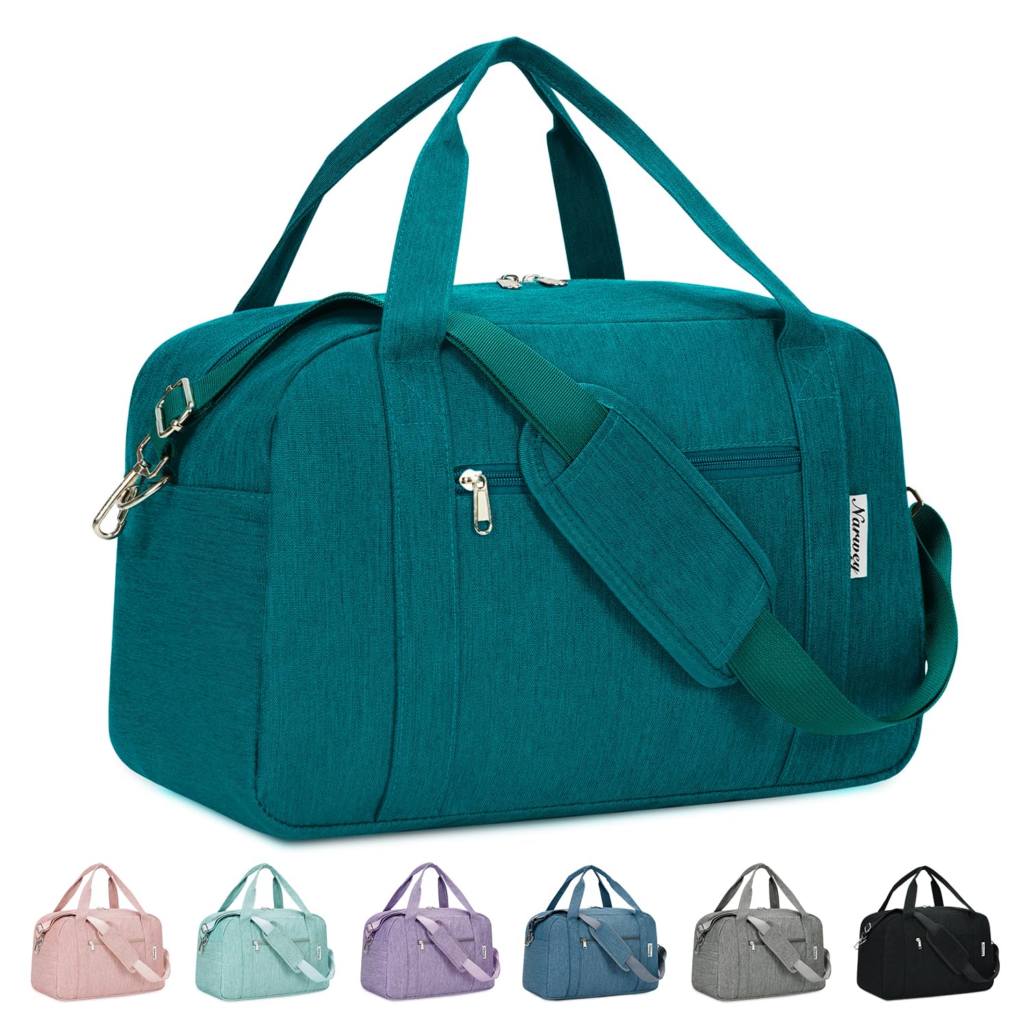 Foto 2 pulgar | Bolsa De Viaje Narwey 18 Carry On Underseat 25 L Para Avión, Color Verde Azulado - Venta Internacional.