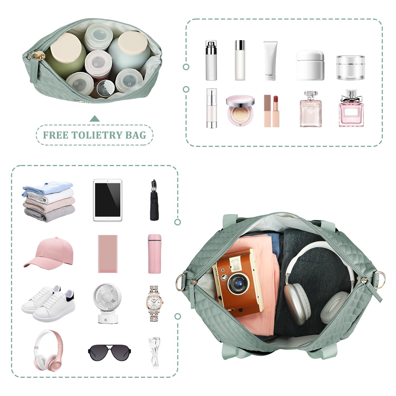 Foto 4 pulgar | Bolsa De Viaje Etronik Para Mujer, Bolsa De Gimnasio Con Compartimento Para Zapatos - Venta Internacional.