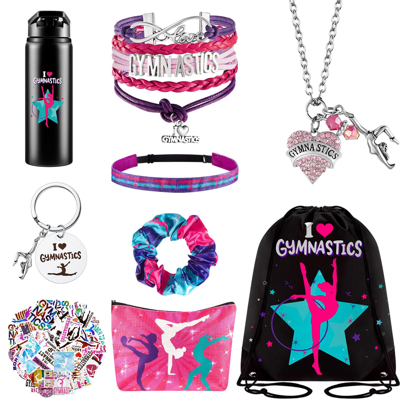 Foto 2 pulgar | Set De Regalo De Gimnasia Kigeli Para Niñas Con Bolsa Con Cordón Y Más - Venta Internacional.