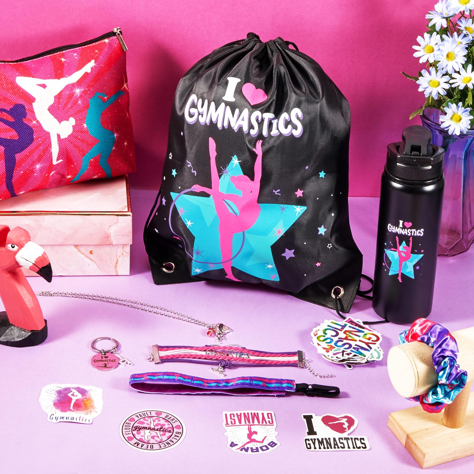 Foto 5 pulgar | Set De Regalo De Gimnasia Kigeli Para Niñas Con Bolsa Con Cordón Y Más - Venta Internacional.
