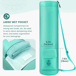 Foto 2 | Bolsa Para Esterilla De Yoga Gonex Con Cierre Completo Y Bolsillo Húmedo Para Mujeres Y Hombres - Venta Internacional.