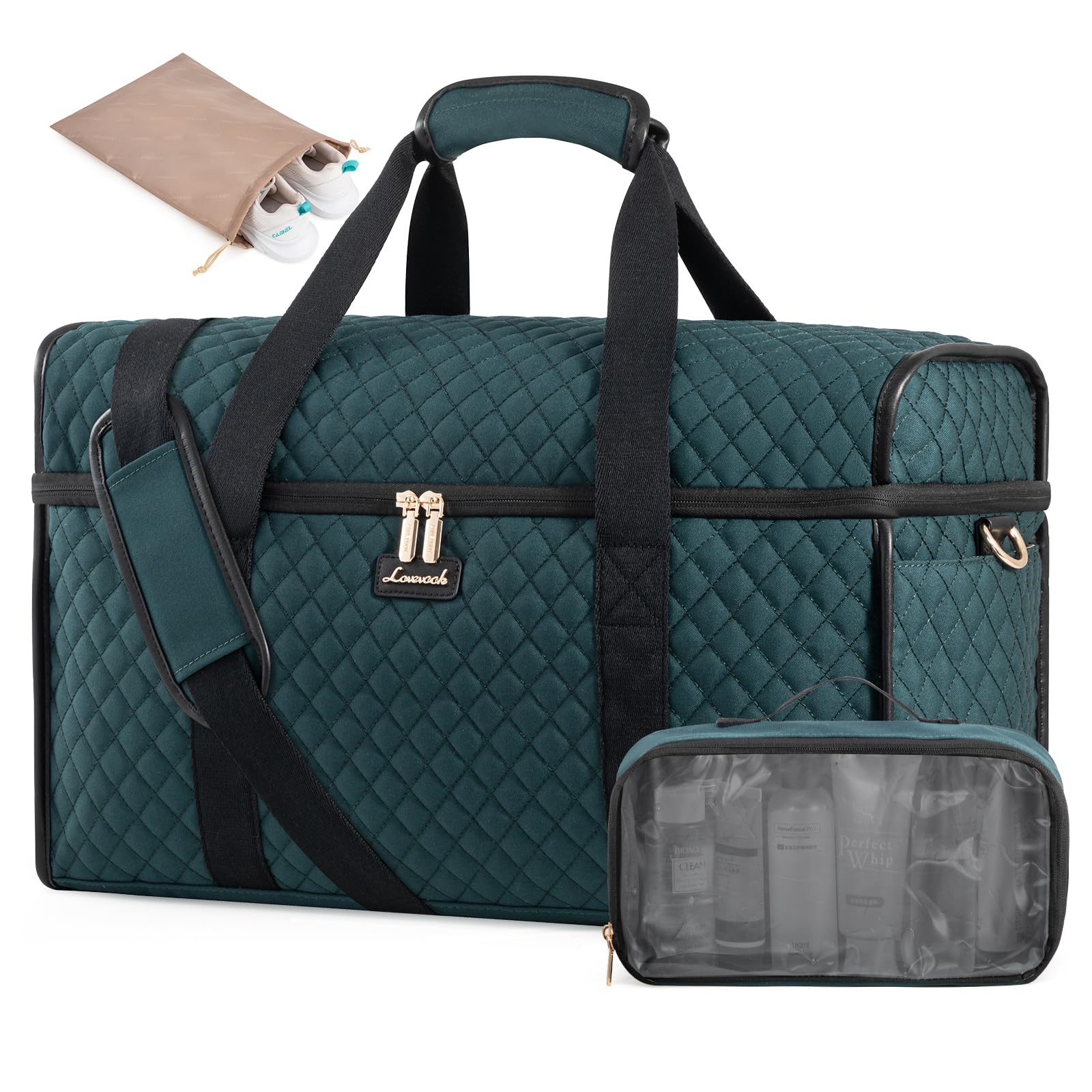 Foto 2 pulgar | Set De 3 Bolsas De Viaje Lovevook Travel Weekender Para Mujer - Venta Internacional.