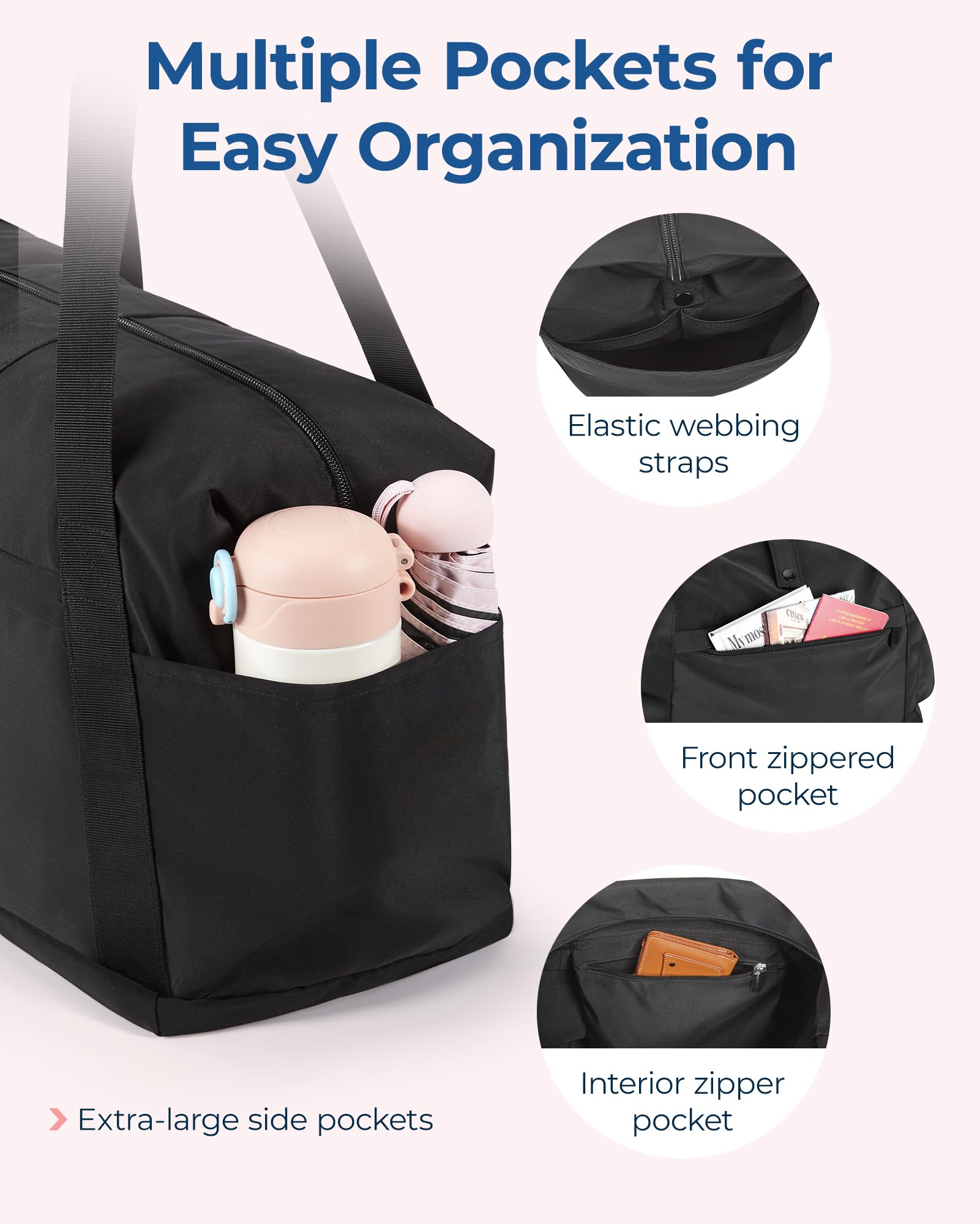 Foto 6 pulgar | Bolsa De Fin De Semana Bagsmart Para Spirit Airlines 23l Para Mujer - Venta Internacional.