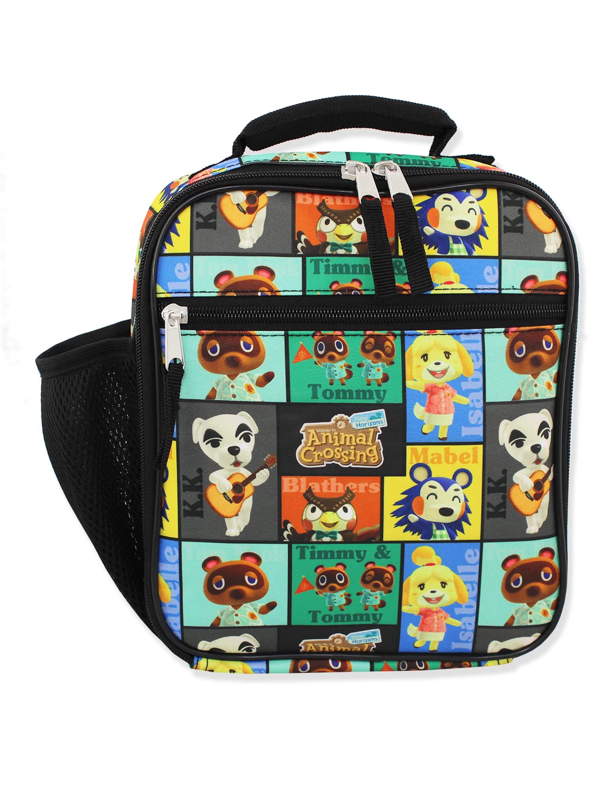 Foto 2 pulgar | Fiambrera Nintendo Animal Crossing Kids Con Aislamiento Negro - Venta Internacional.