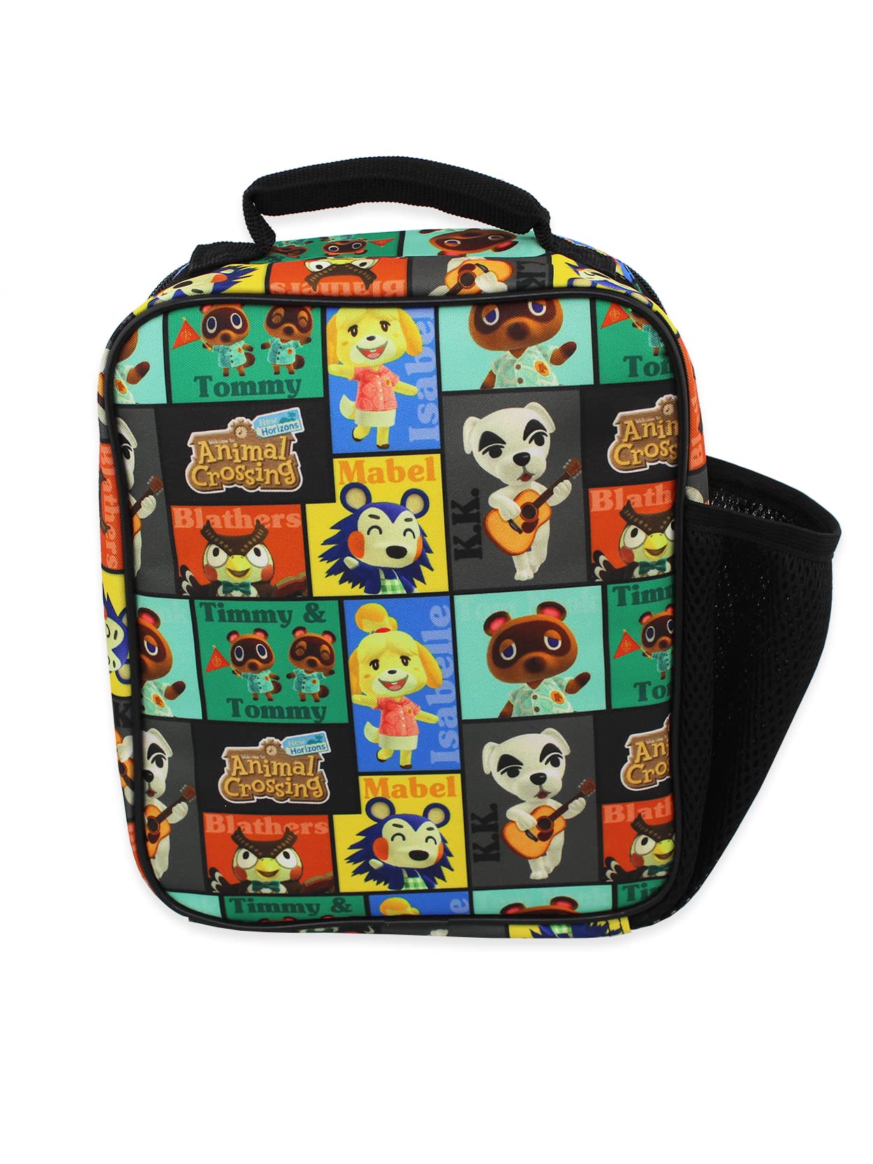 Foto 5 pulgar | Fiambrera Nintendo Animal Crossing Kids Con Aislamiento Negro - Venta Internacional.