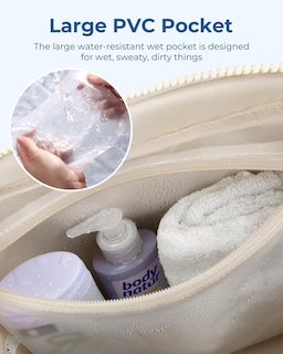 Foto 4 | Bolsa De Gimnasio Bagsmart Duffle Para Mujer, De Viaje, Resistente Al Agua - Venta Internacional.