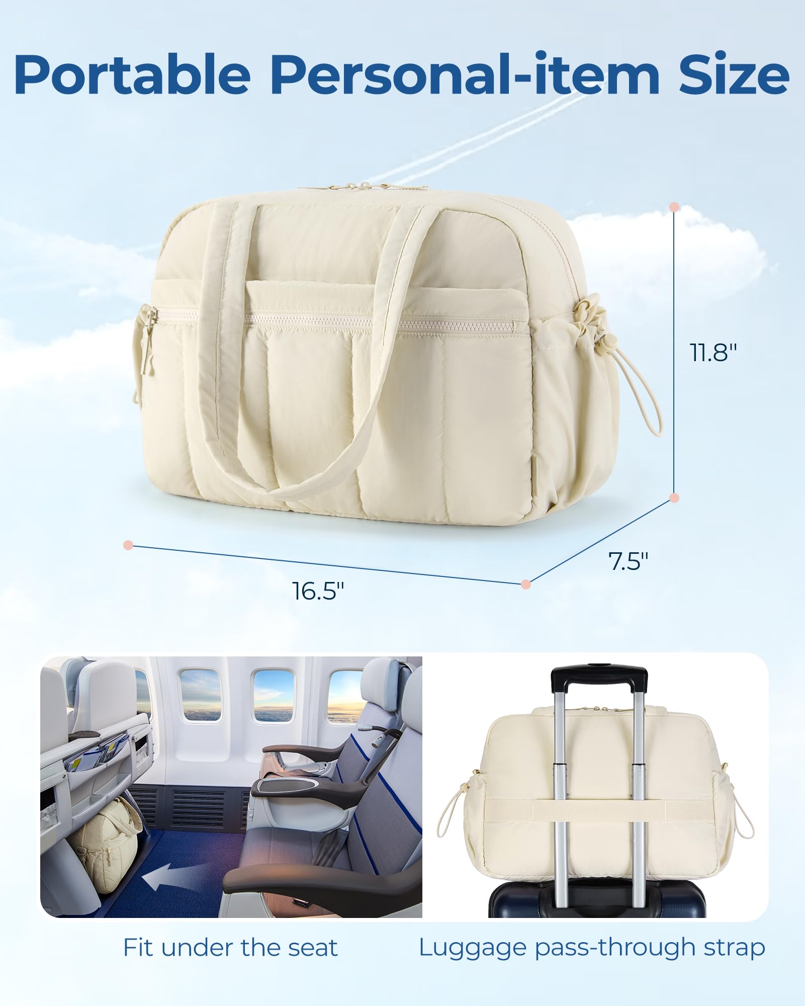 Foto 7 pulgar | Bolsa De Gimnasio Bagsmart Duffle Para Mujer, De Viaje, Resistente Al Agua - Venta Internacional.