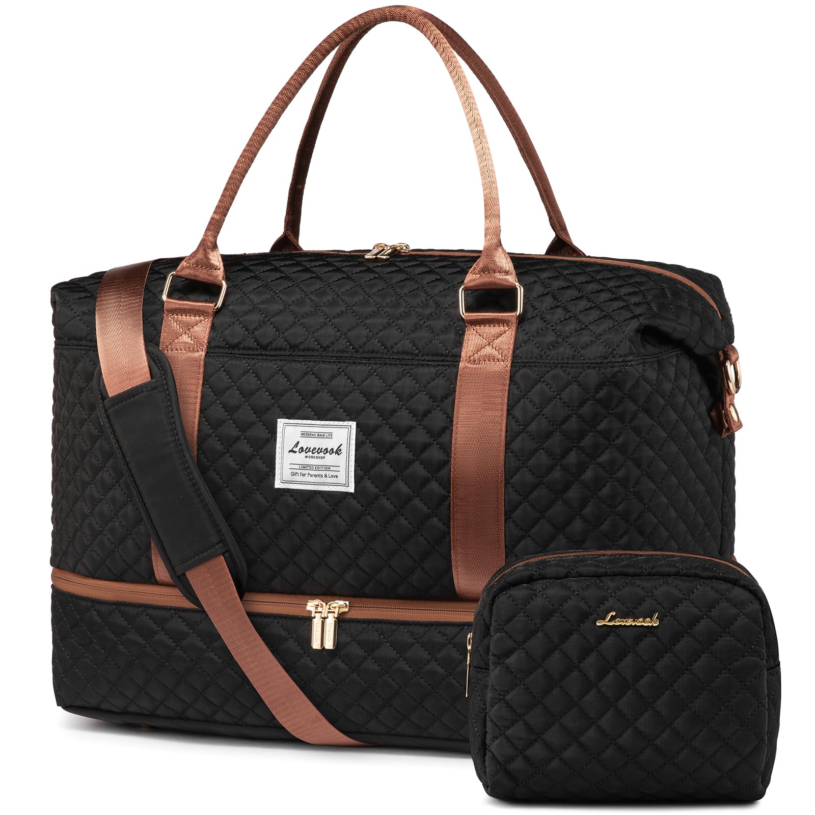 Foto 2 pulgar | Bolsa De Viaje Lovevook Para Mujer Con Compartimento Para Zapatos - Venta Internacional.