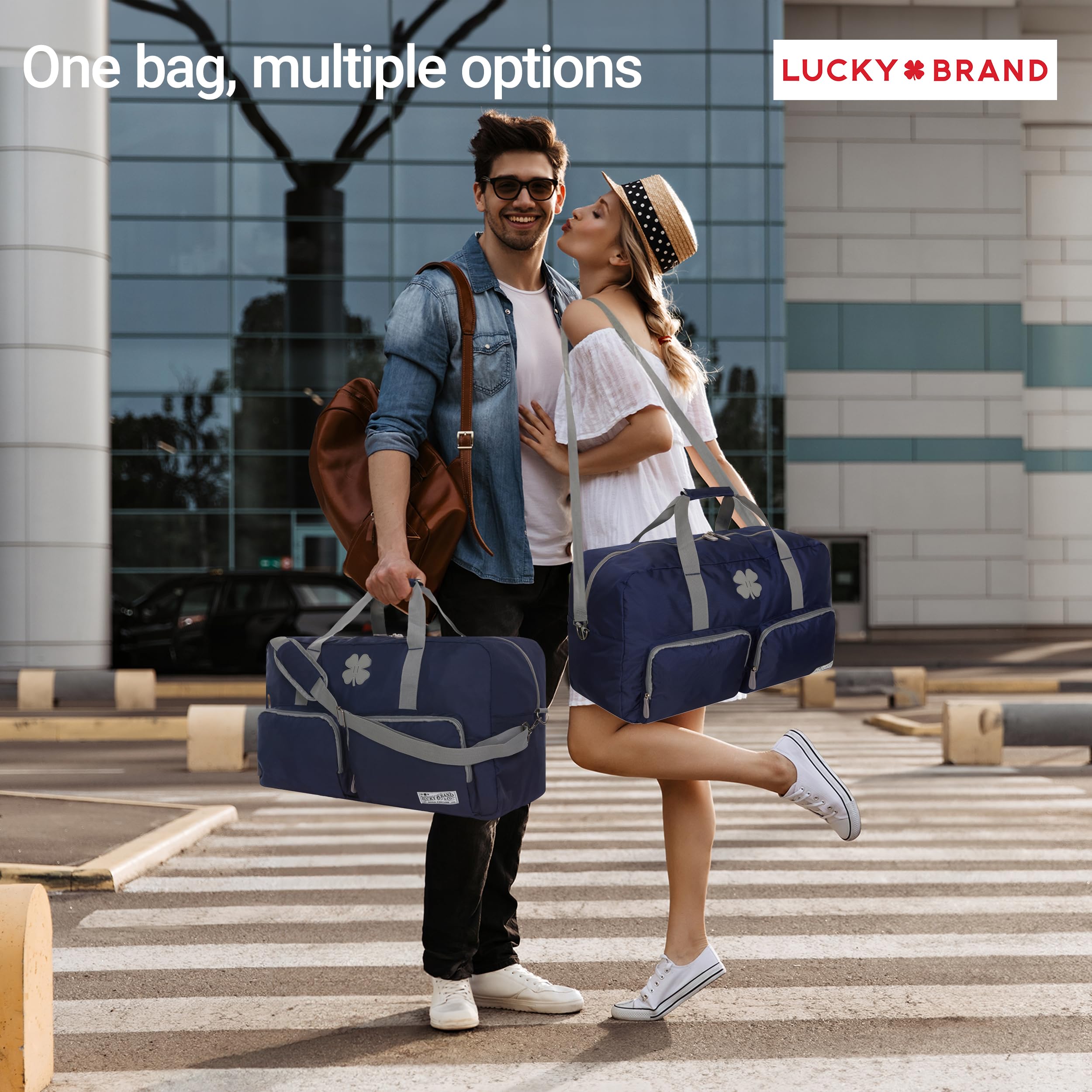 Foto 4 pulgar | Bolsa De Deporte Lucky Travel, 115 L, Plegable, Azul Marino, 30 X 36 X 43 Cm - Venta Internacional.