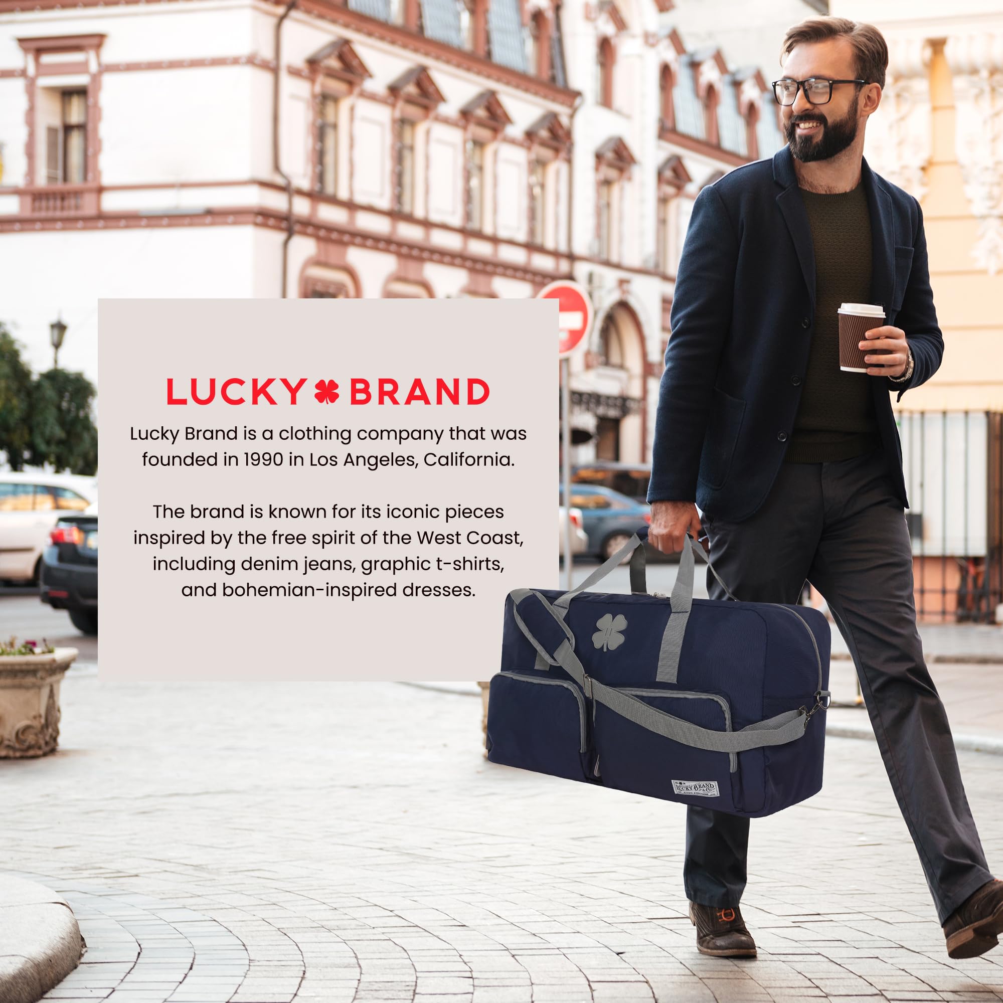 Foto 7 pulgar | Bolsa De Deporte Lucky Travel, 115 L, Plegable, Azul Marino, 30 X 36 X 43 Cm - Venta Internacional.