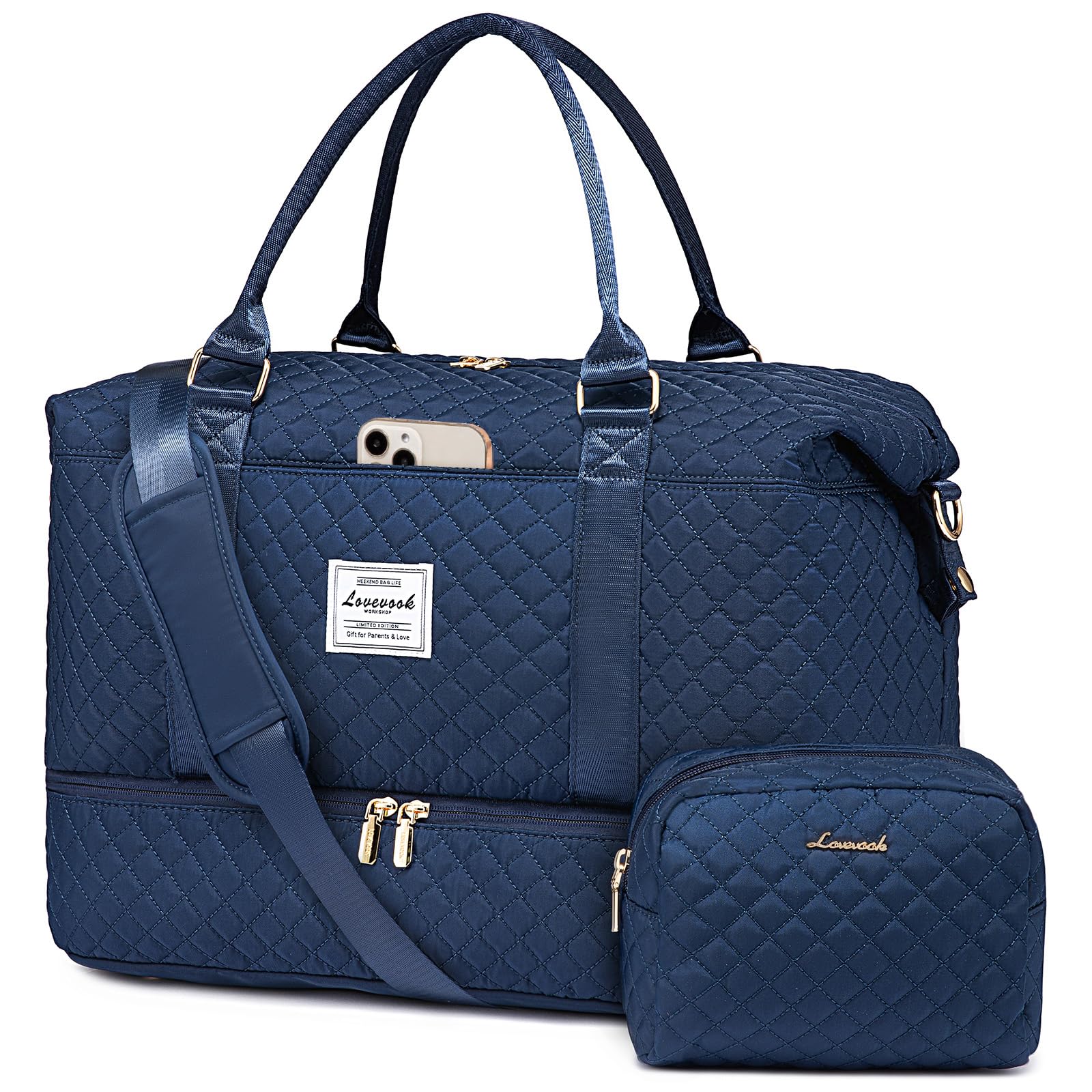 Foto 2 pulgar | Bolsa De Viaje Lovevook Para Mujer Con Compartimento Para Zapatos - Venta Internacional.