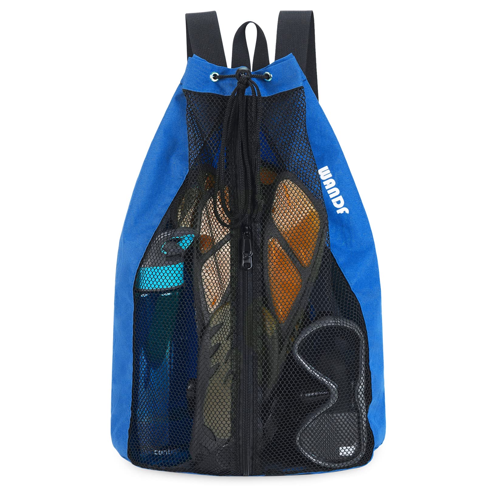 Foto 2 pulgar | Bolsa De Natación Wandf Mochila De Malla Con Cordón Para Nadar, Color Azul Marino - Venta Internacional.
