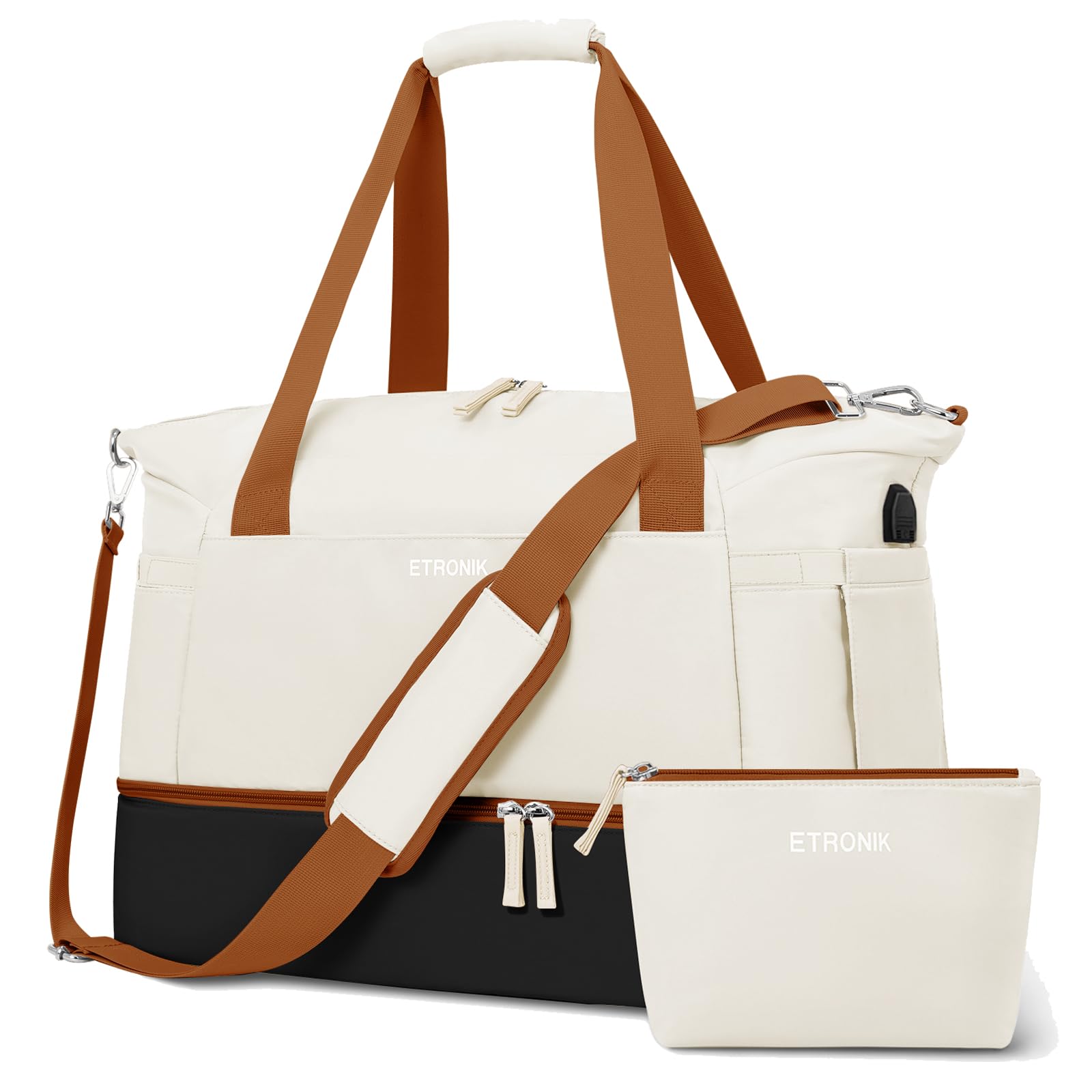 Foto 2 pulgar | Bolsa De Gimnasio Etronik Para Mujer, Bolsa De Viaje Con Compartimento Para Zapatos - Venta Internacional.