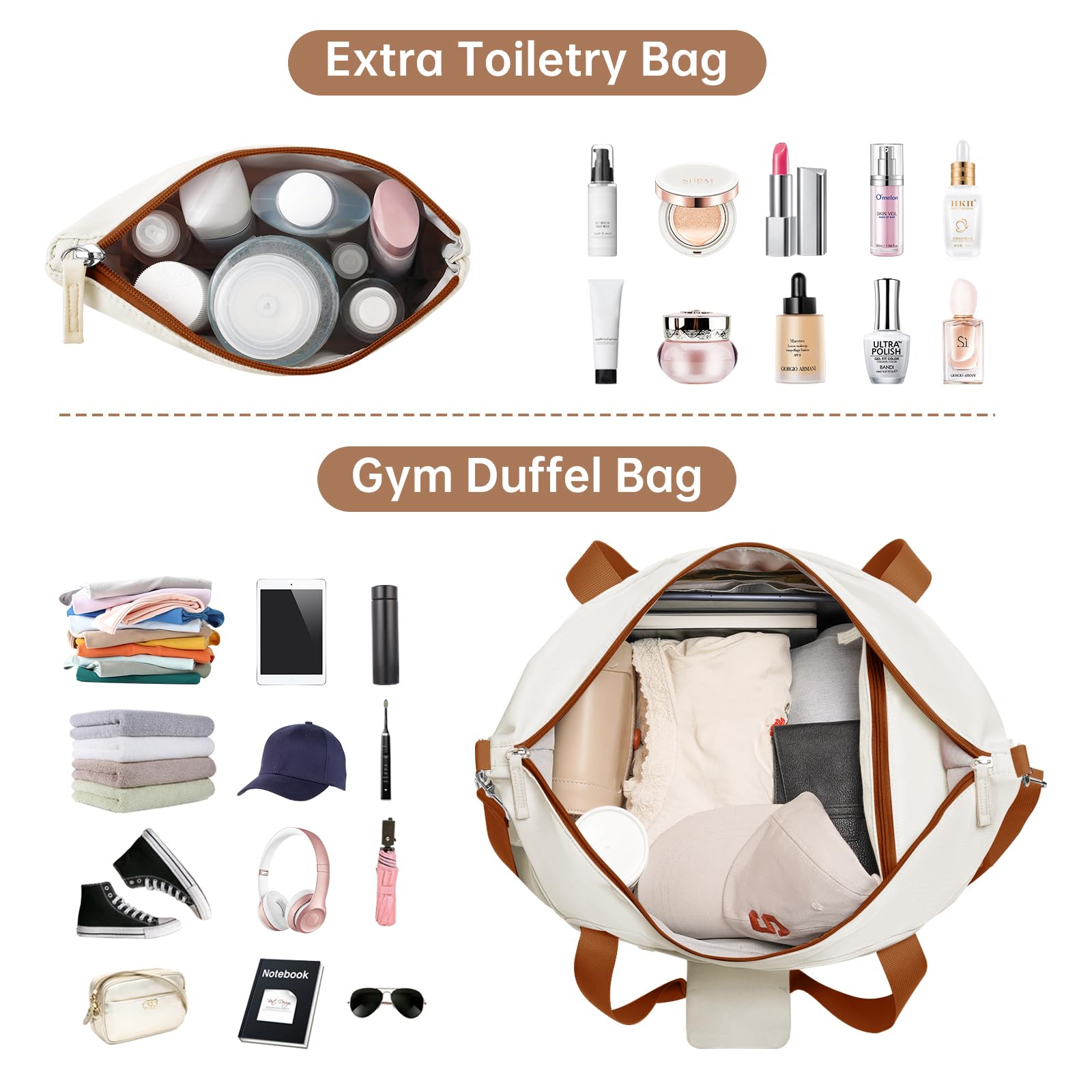 Foto 3 pulgar | Bolsa De Gimnasio Etronik Para Mujer, Bolsa De Viaje Con Compartimento Para Zapatos - Venta Internacional.