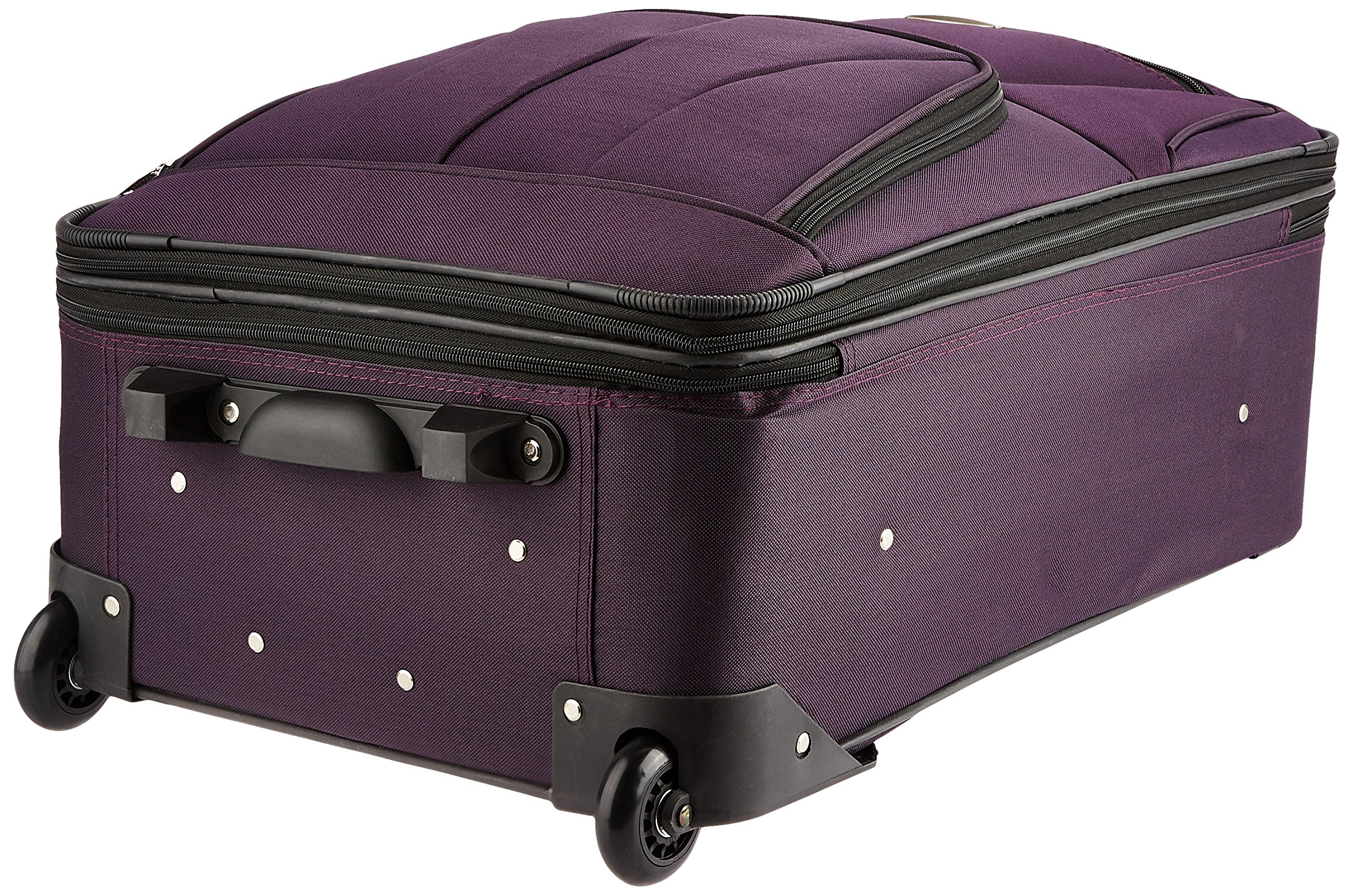 Foto 5 pulgar | Set De Equipaje Rockland Fashion Expandible Softside, Morado, 2 Piezas - Venta Internacional.