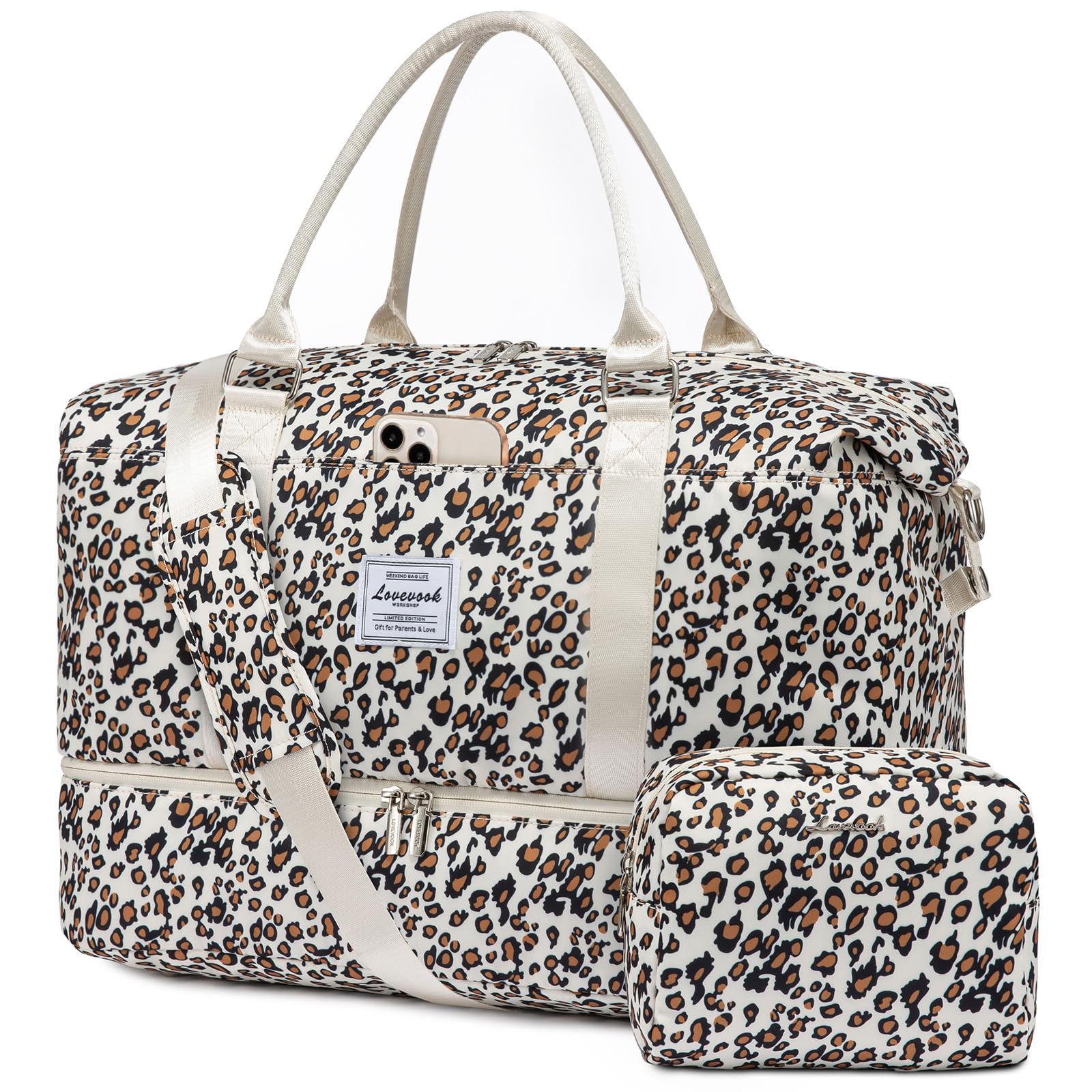 Foto 1 | Bolsa De Viaje Lovevook Para Mujer Con Compartimento Para Zapatos - Venta Internacional.