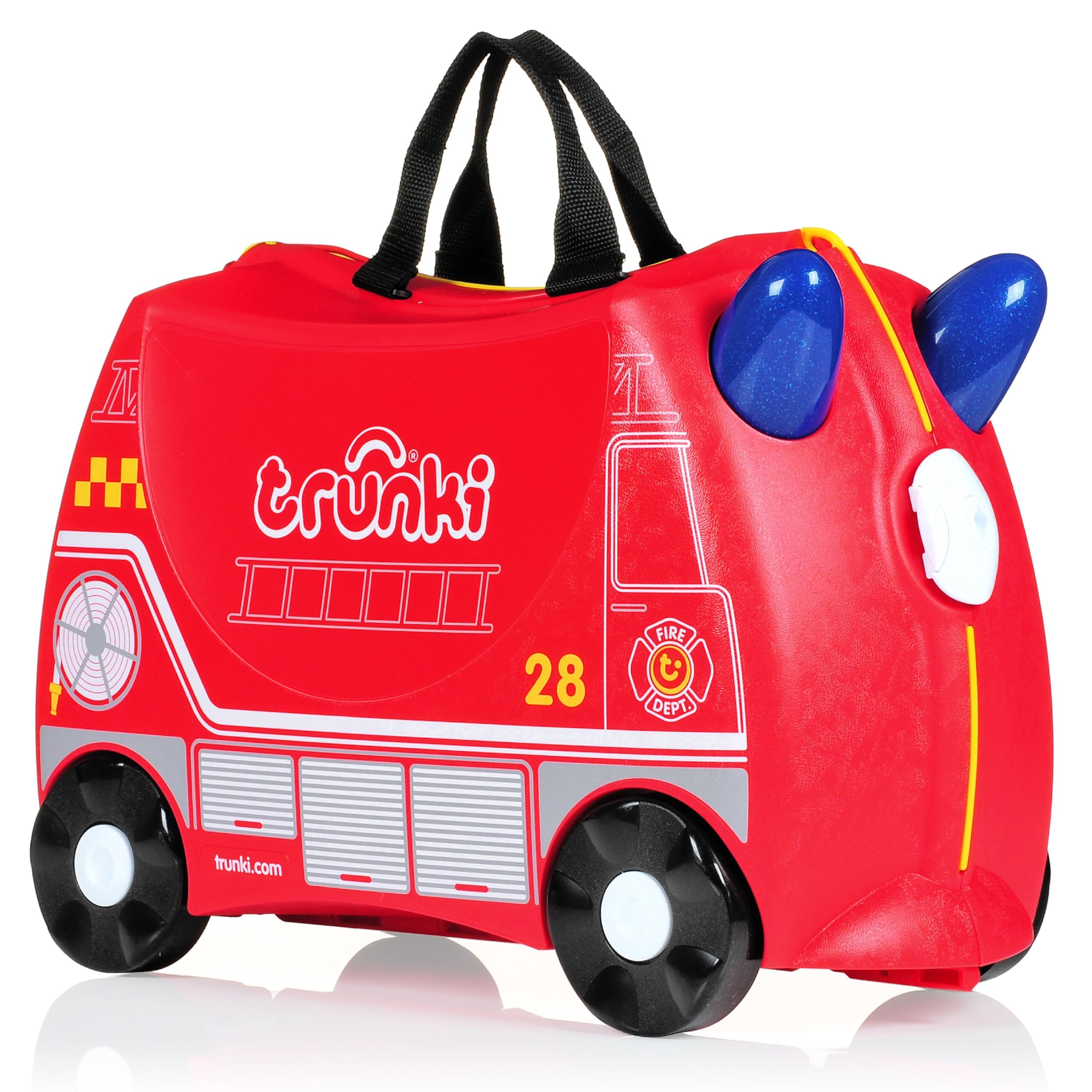 Foto 2 pulgar | Maleta Para Niños Trunki Ride-on Tow-along Equipaje Frank Fire Truck - Venta Internacional.