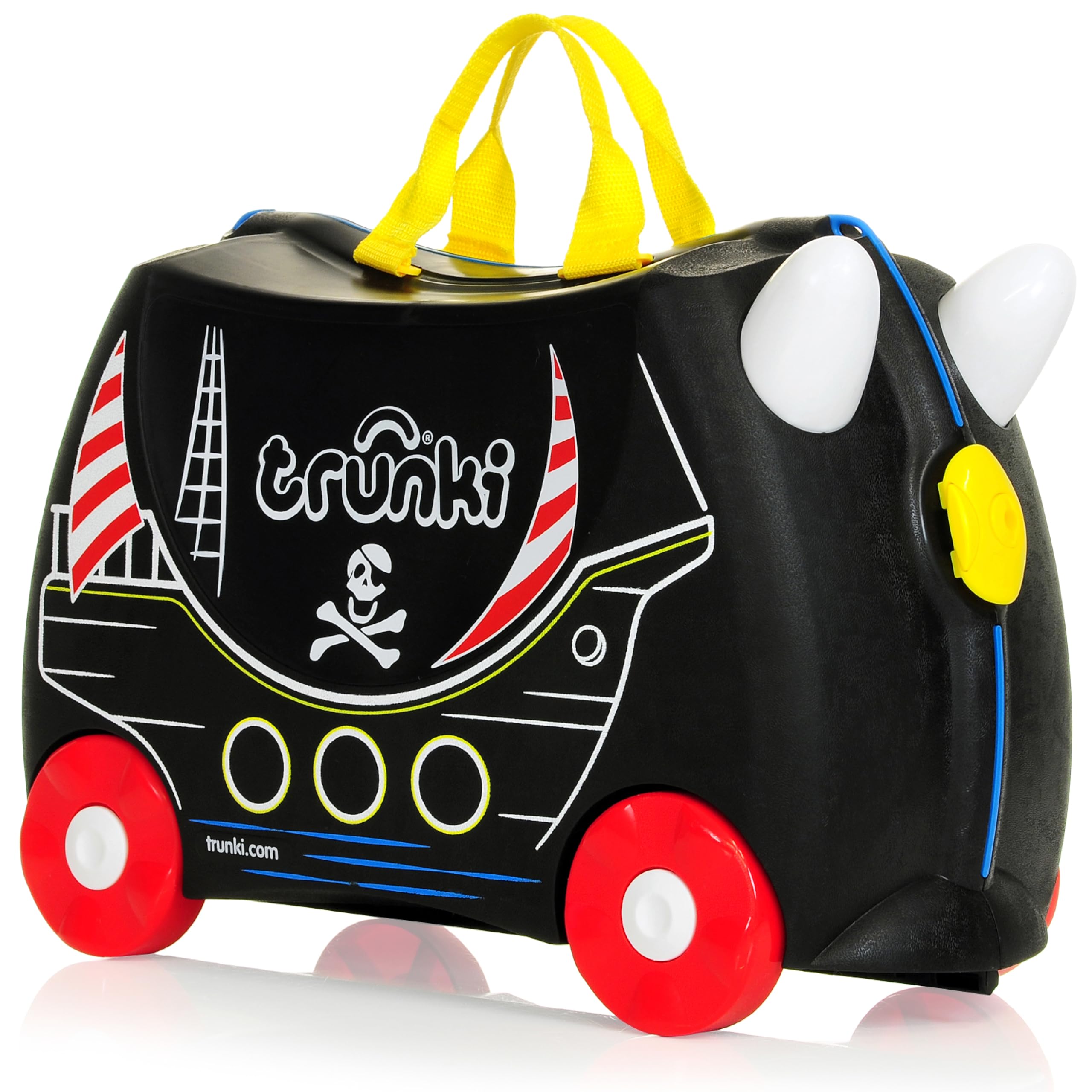 Foto 2 pulgar | Maleta Infantil Trunki Ride-on Pedro Pirate Ship Negra 18l - Venta Internacional.