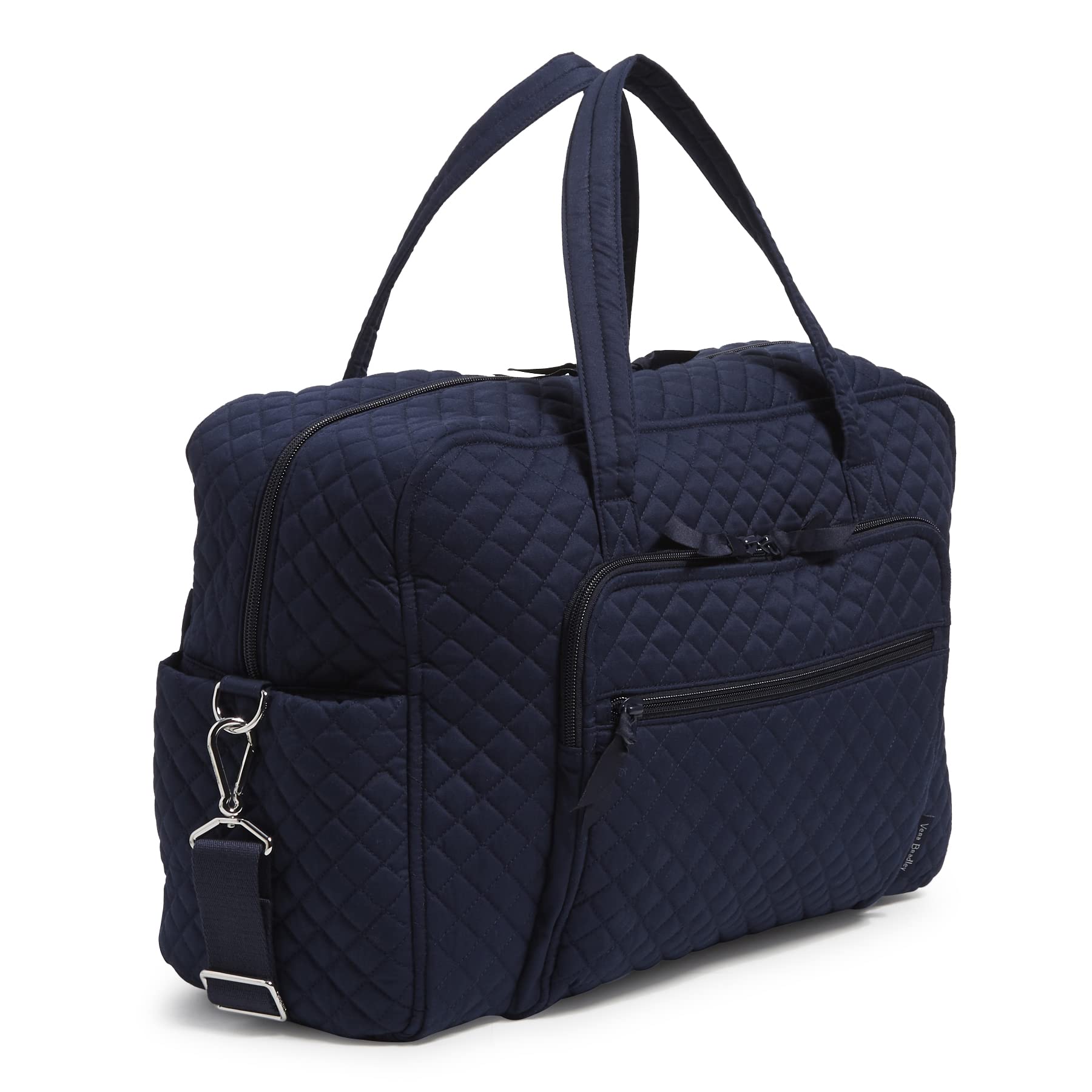 Foto 4 pulgar | Bolsa De Viaje Vera Bradley Weekender True Navy Cotton Para Mujer - Venta Internacional.