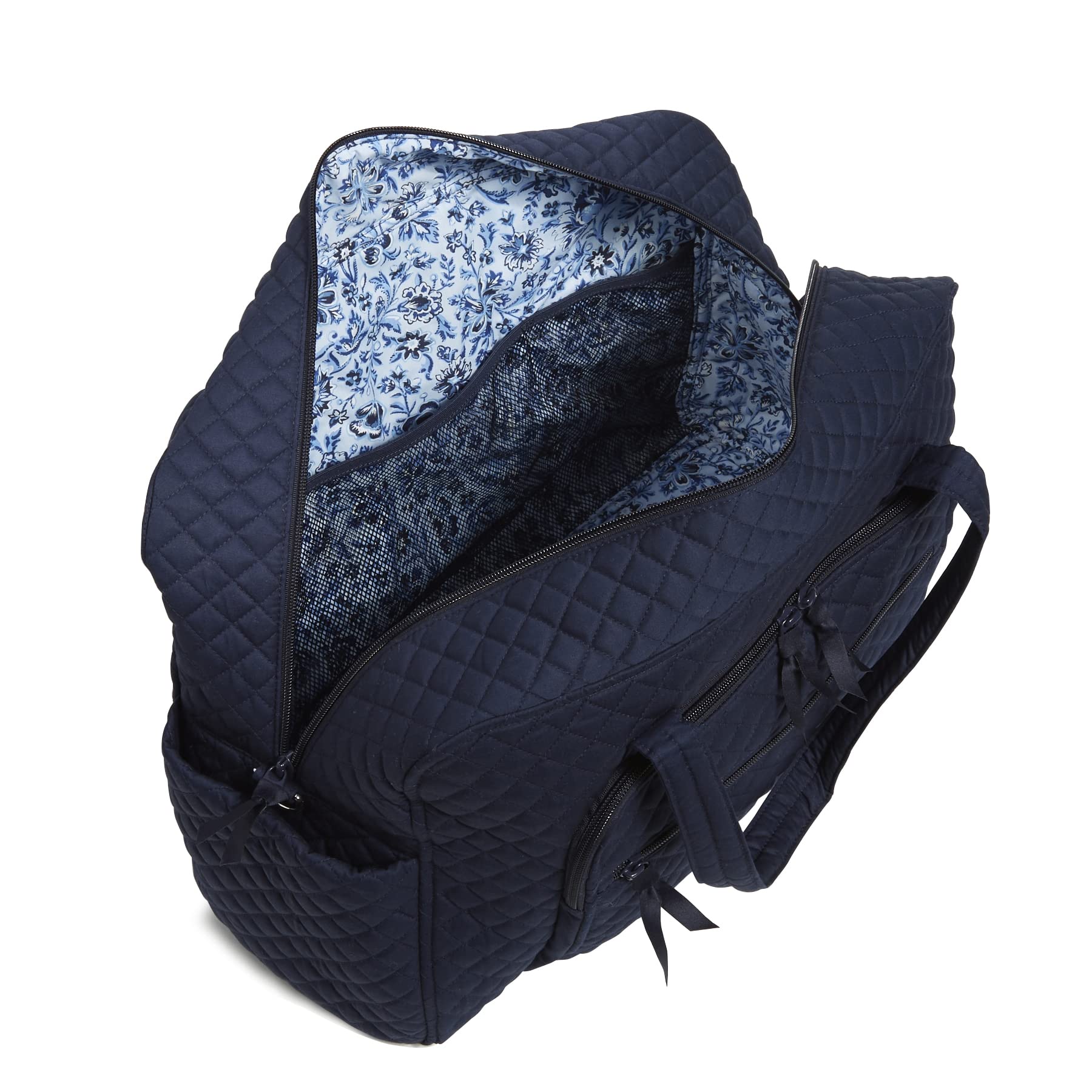 Foto 5 pulgar | Bolsa De Viaje Vera Bradley Weekender True Navy Cotton Para Mujer - Venta Internacional.