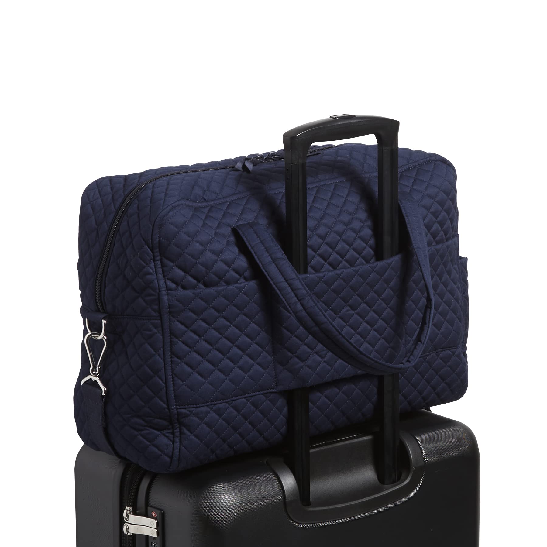 Foto 6 pulgar | Bolsa De Viaje Vera Bradley Weekender True Navy Cotton Para Mujer - Venta Internacional.