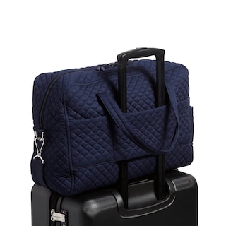 Foto 5 | Bolsa De Viaje Vera Bradley Weekender True Navy Cotton Para Mujer - Venta Internacional.
