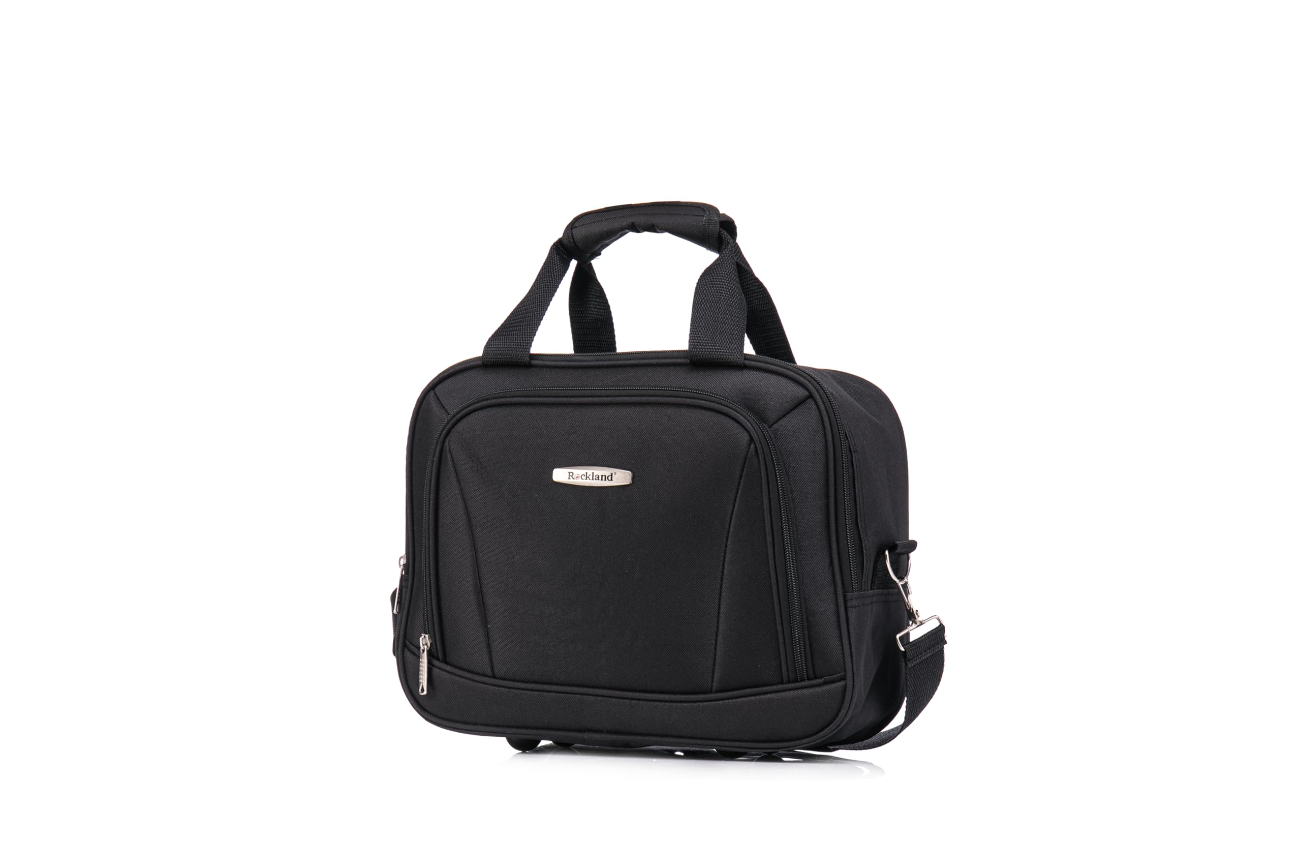 Foto 4 pulgar | Juego De 2 Piezas Luggage Rockland Melbourne Hardside, Expandible, Negro - Venta Internacional.