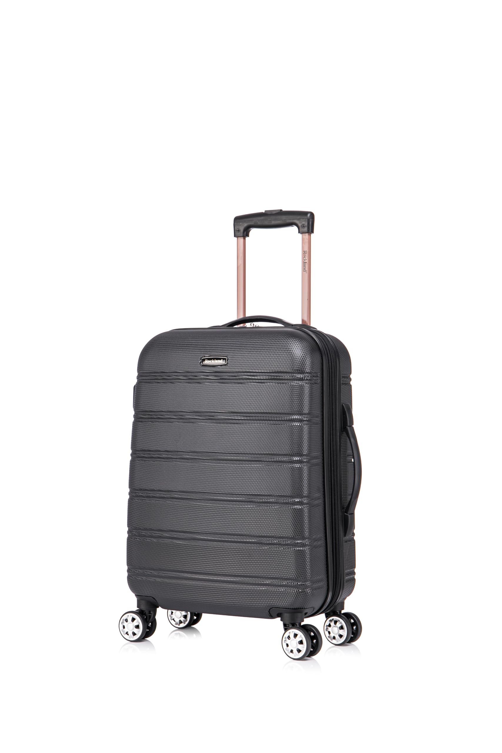 Foto 7 pulgar | Juego De 2 Piezas Luggage Rockland Melbourne Hardside, Expandible, Negro - Venta Internacional.