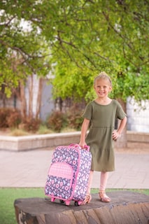 Foto 2 | Equipaje Stephen Joseph Kids Charcoal Flower - Venta Internacional.