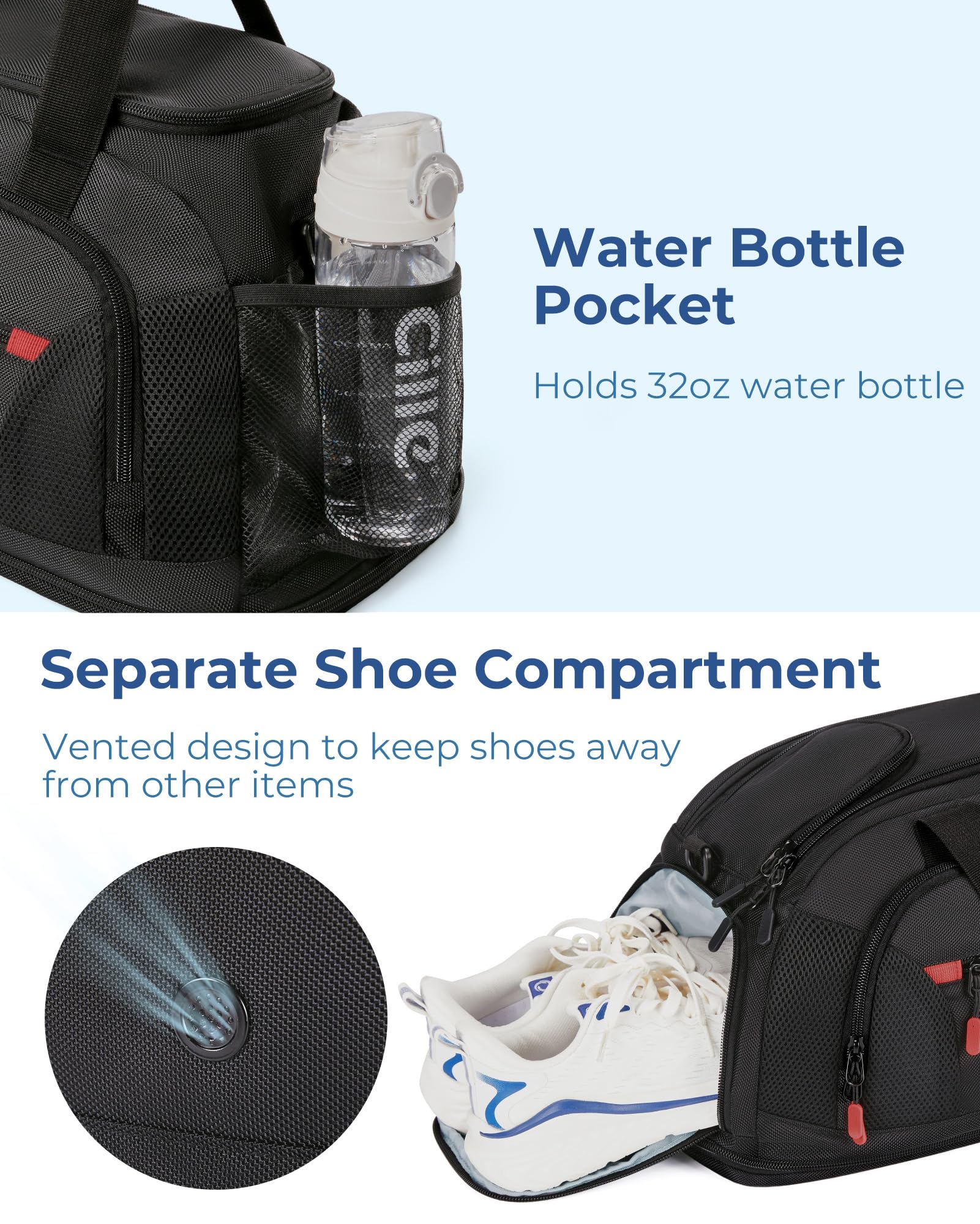 Foto 5 pulgar | Bolsa De Gimnasio Bagsmart, Expandible, De Viaje, Impermeable Para Hombres Y Mujeres - Venta Internacional.