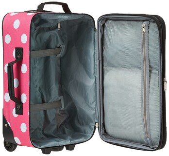 Foto 5 | Juego De Equipaje Rockland Fashion Softside Upright Pink Dots, 2 Piezas - Venta Internacional.