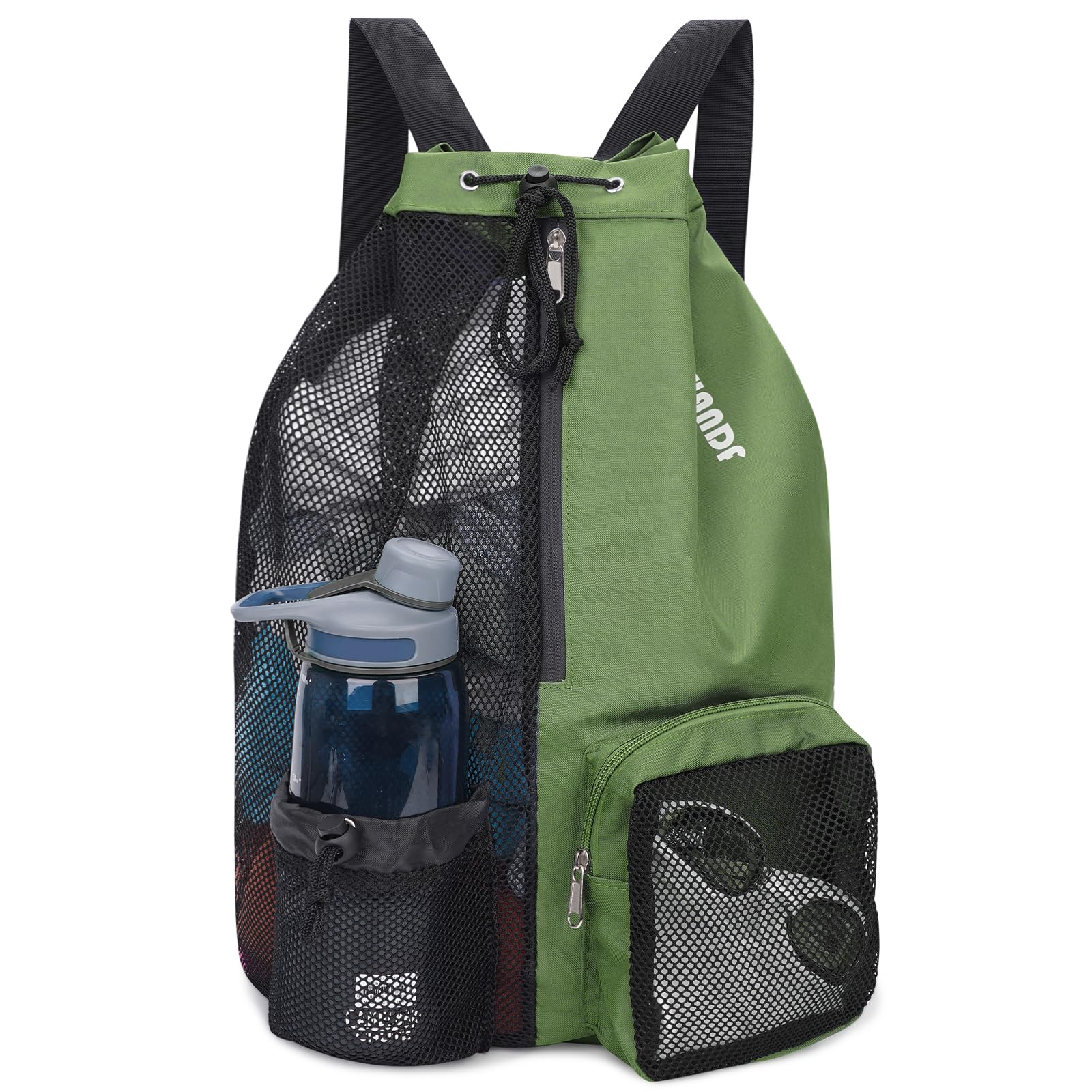 Foto 2 pulgar | Bolsa De Natación Wandf Mochila De Malla Con Cordón Impermeable (verde) - Venta Internacional.